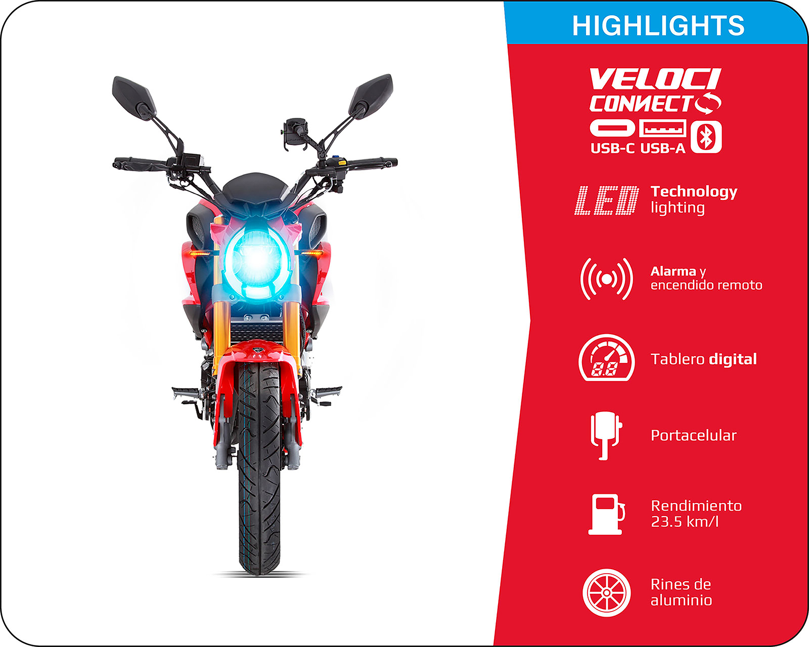 Foto 4 pulgar | Foto 3 | Motocicleta Veloci Razzer Hyper Sport 330 cc 2026