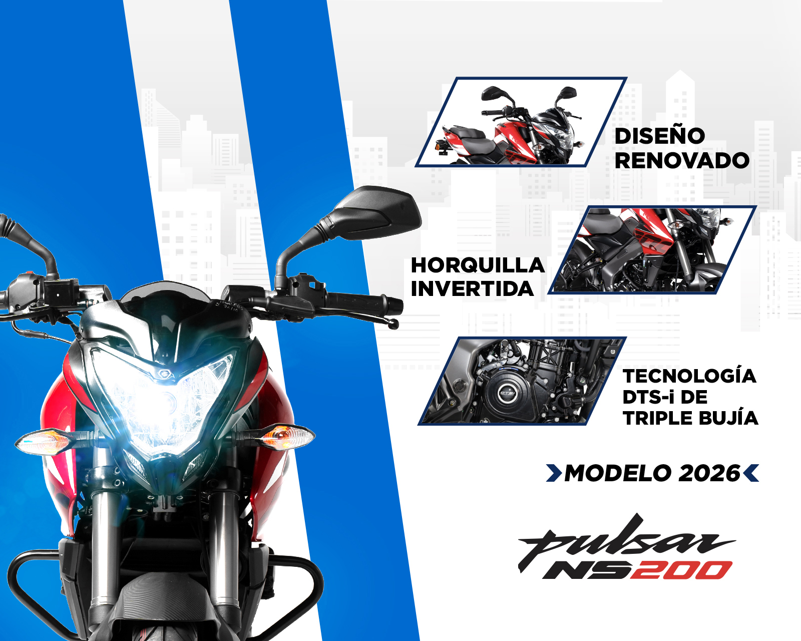 Foto 5 pulgar | Foto 4 | Motocicleta Bajaj Pulsar NS 200 cc UG 2026