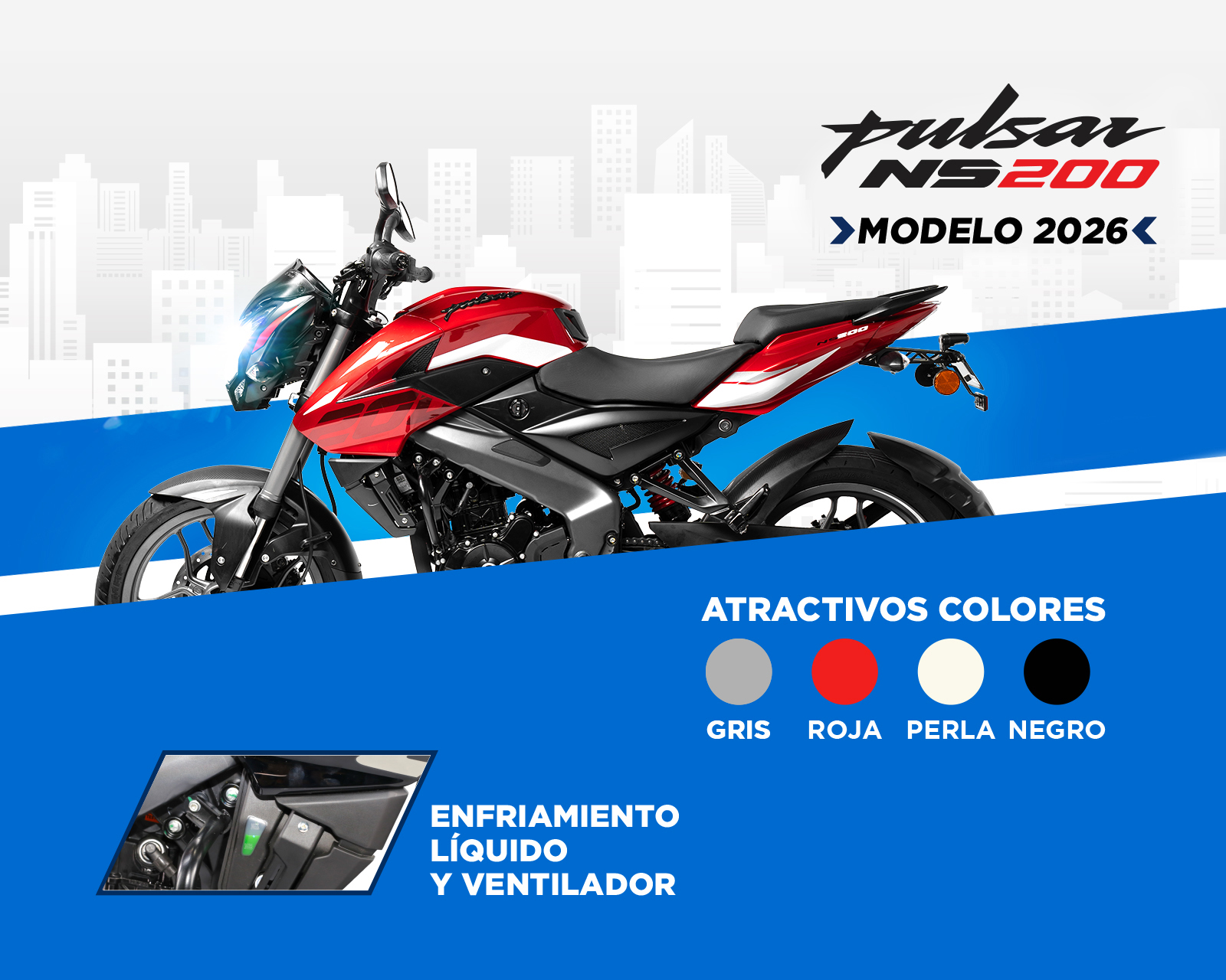 Foto 5 | Foto 5 | Motocicleta Bajaj Pulsar NS 200 cc UG 2026
