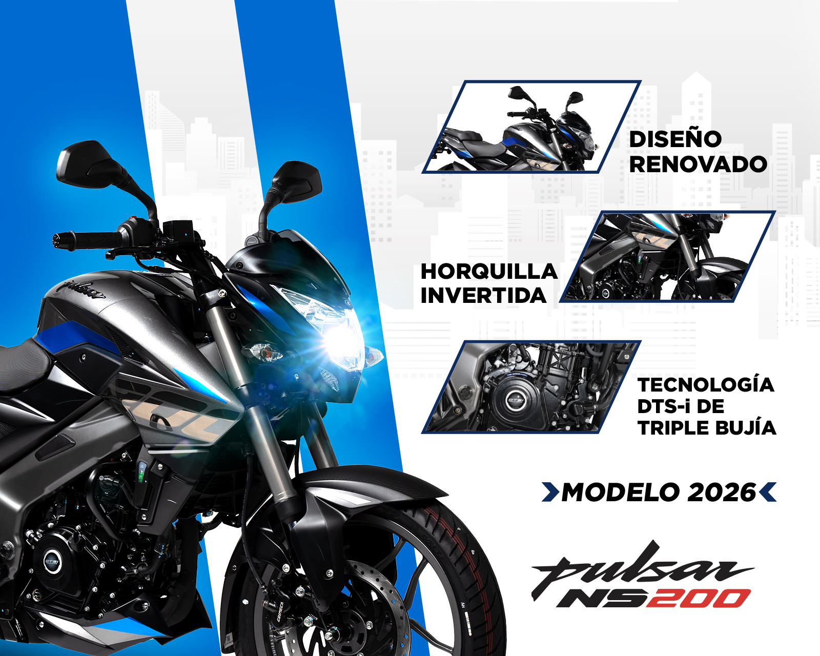 Foto 5 pulgar | Foto 4 | Motocicleta Bajaj Pulsar NS 200 cc UG 2026