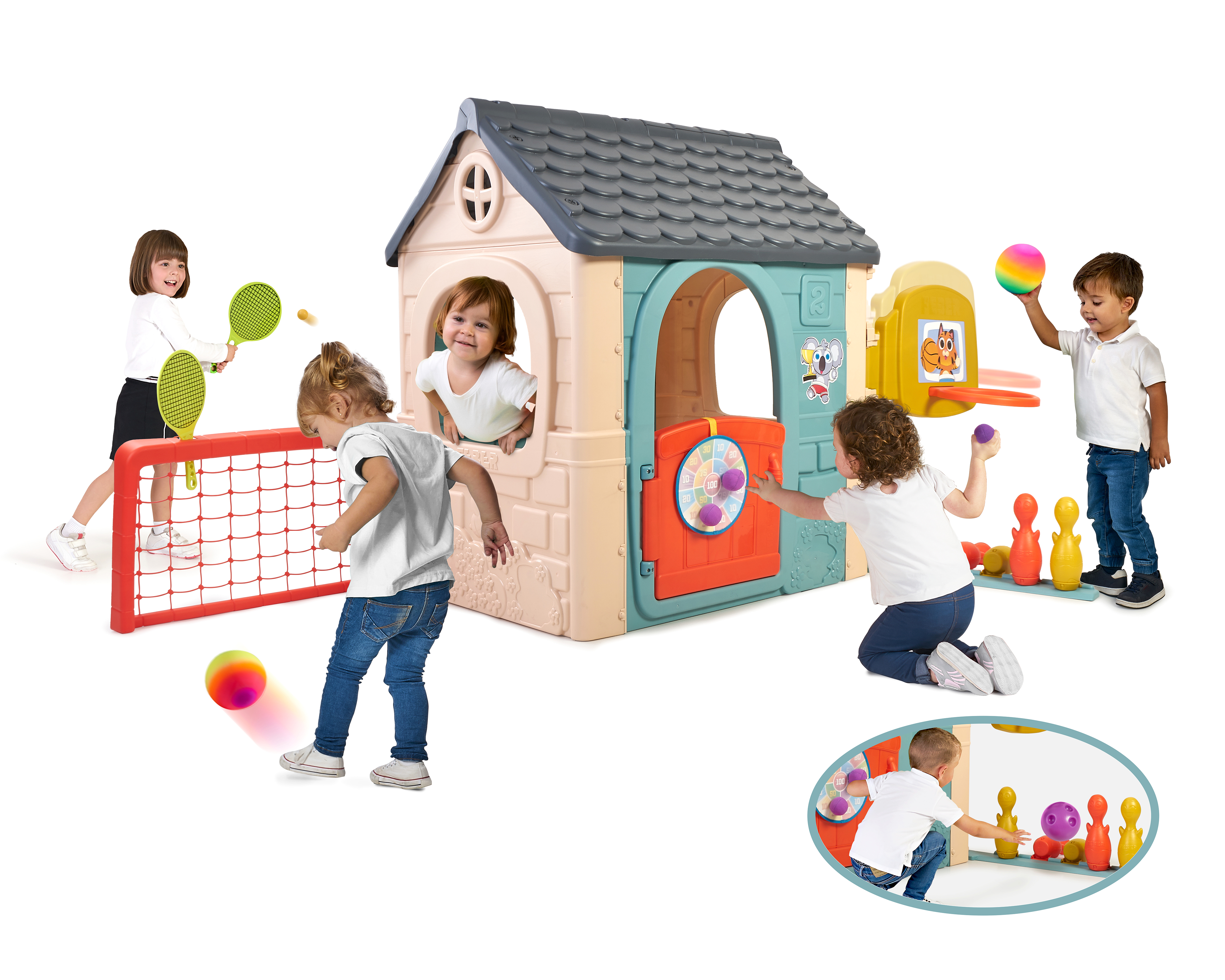 Foto 6 pulgar | Foto 5 | Casa de Juego Feber Multicolor