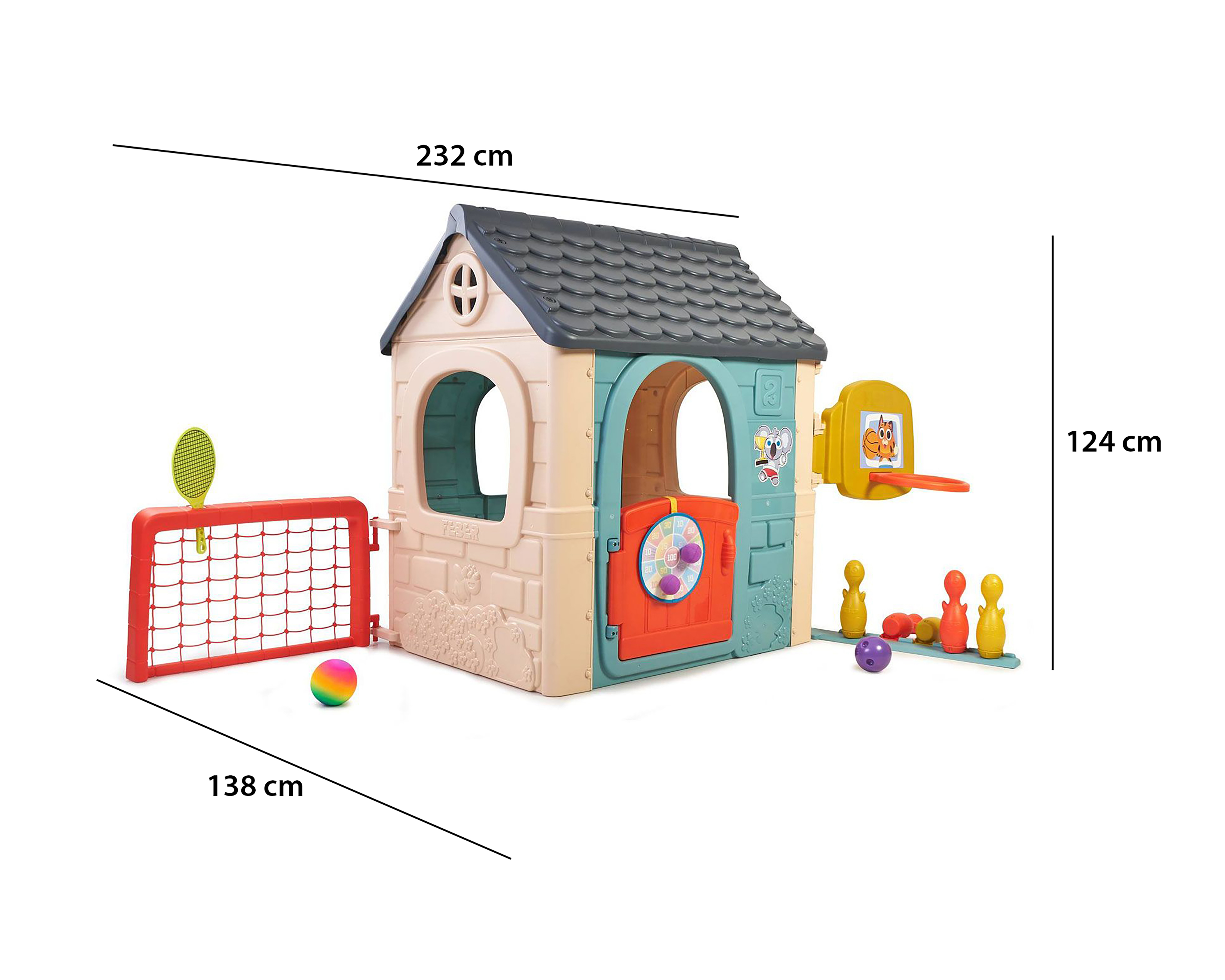 Foto 9 | Foto 9 | Casa de Juego Feber Multicolor