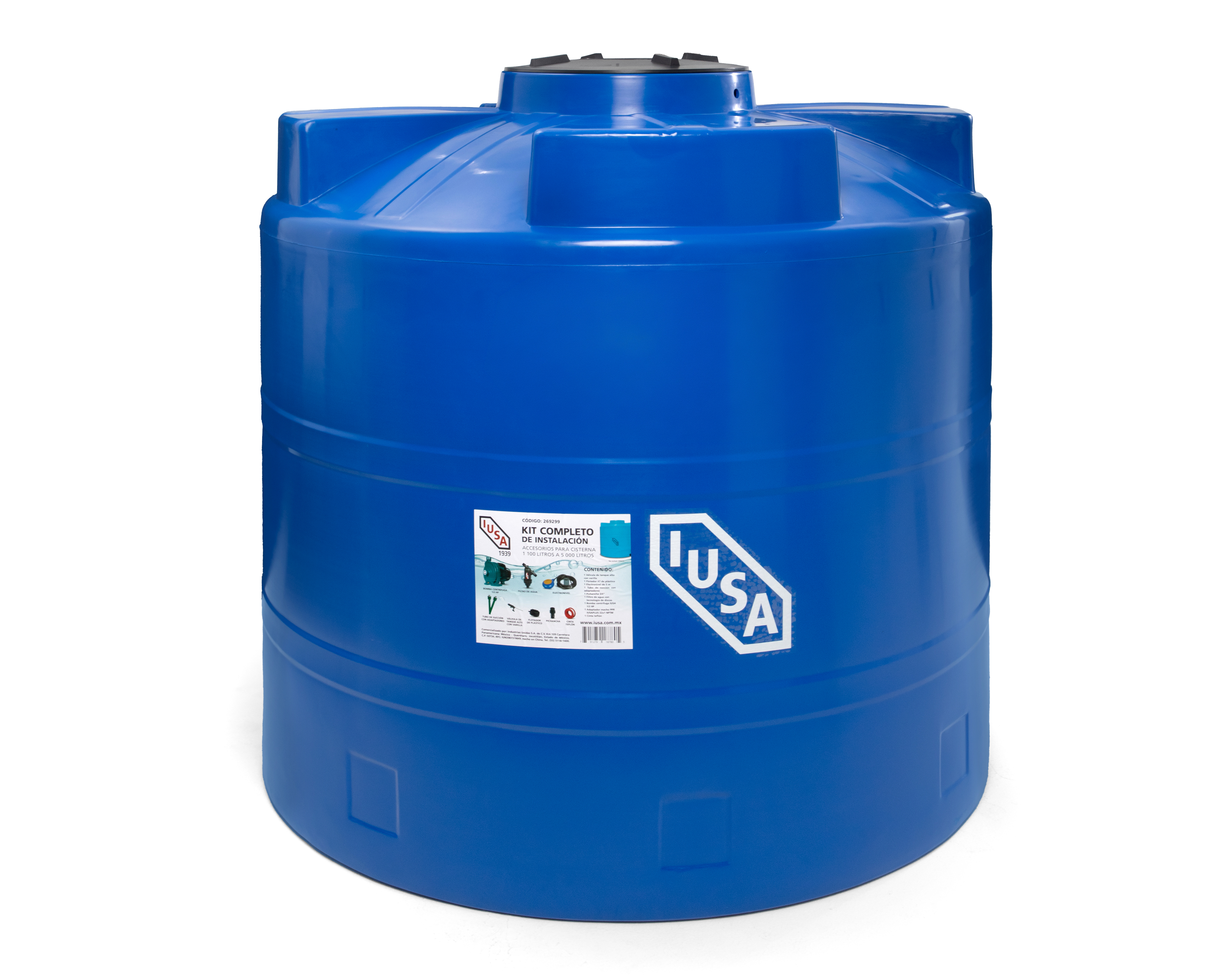 Foto 2 pulgar | Foto 1 | Cisterna Iusa 2500 Litros