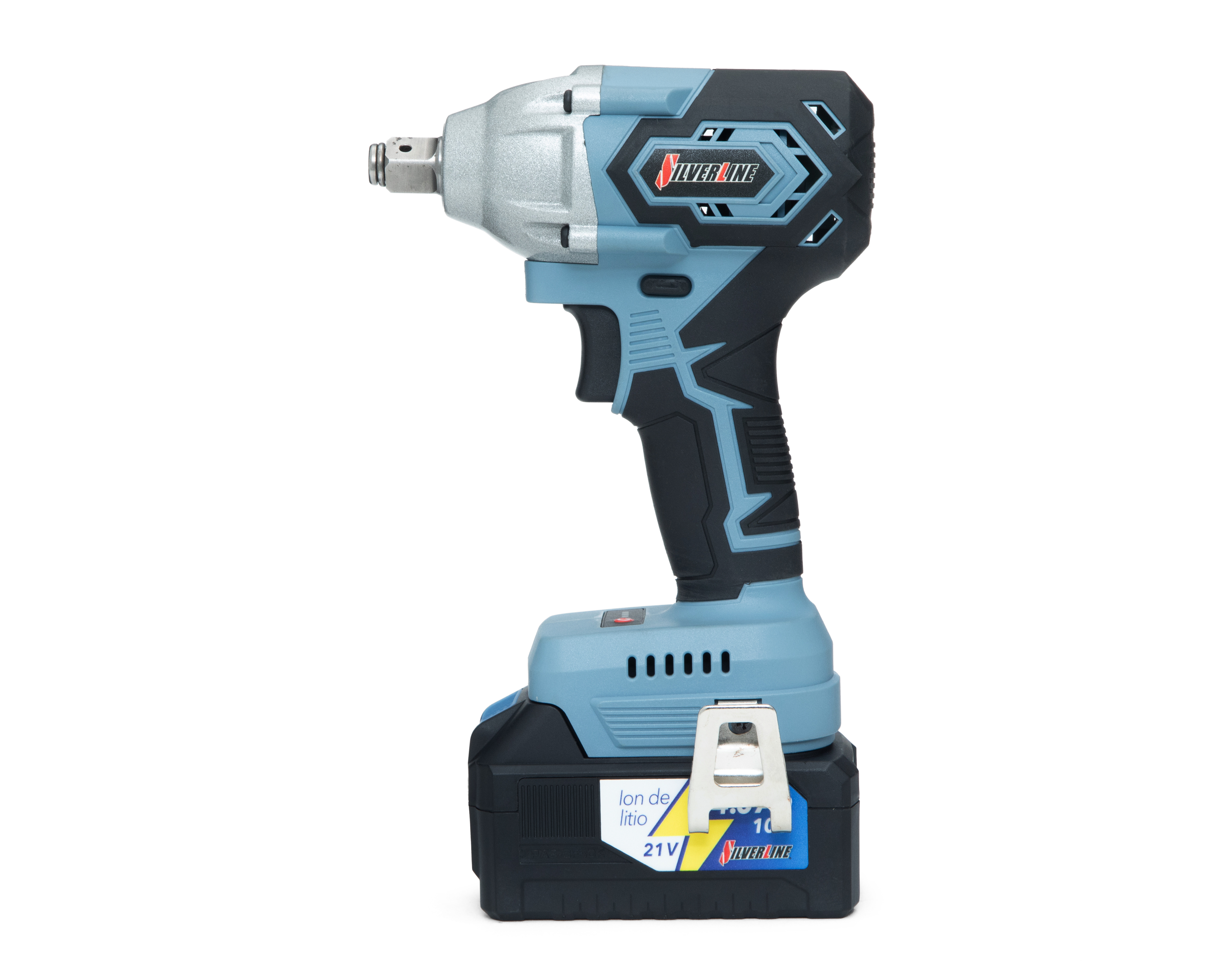 Foto 2 | Foto 2 | Llave de Impacto Inalámbrica Silverline DC-HI-LII-21 90 W con Maletín