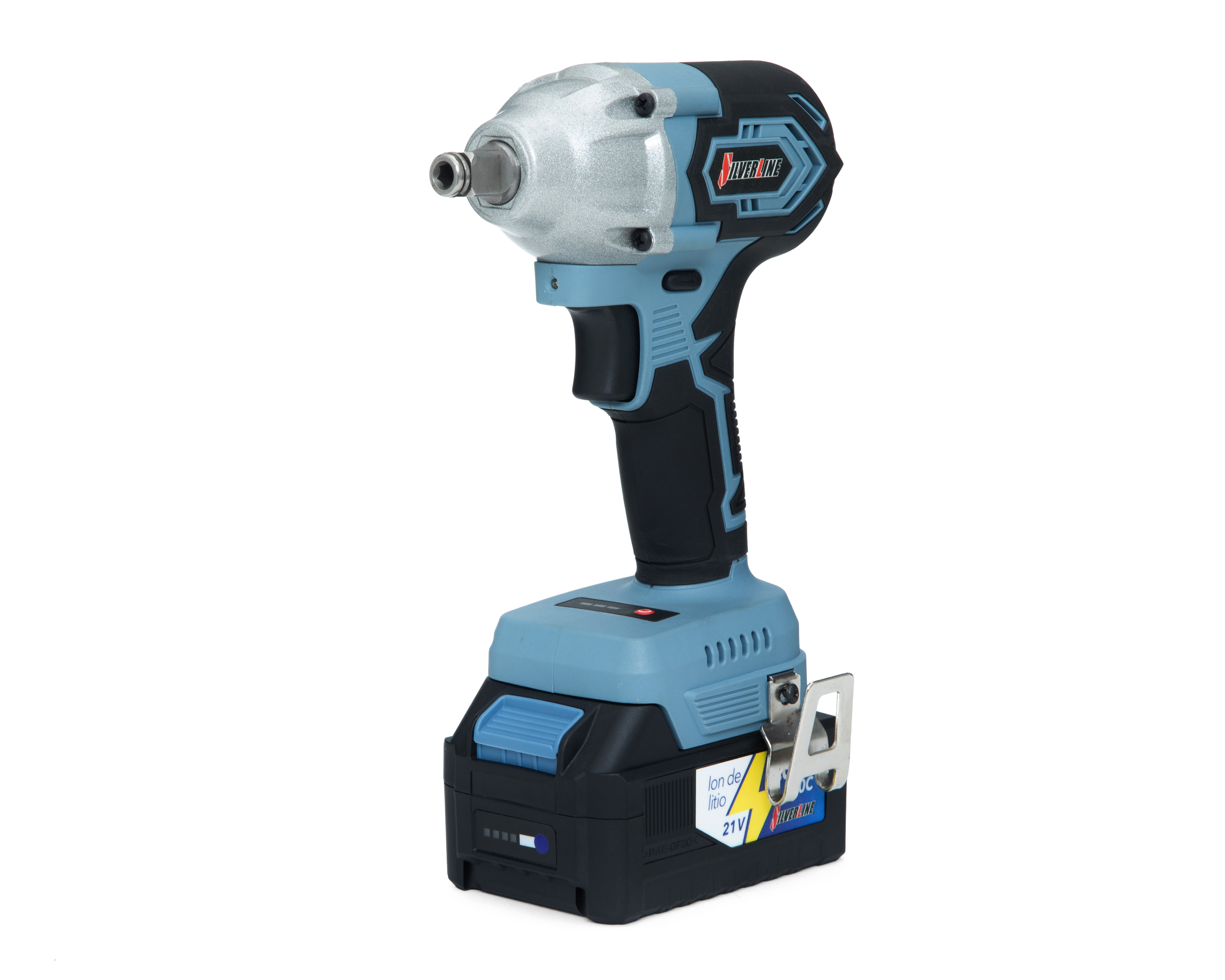 Foto 3 | Foto 3 | Llave de Impacto Inalámbrica Silverline DC-HI-LII-21 90 W con Maletín