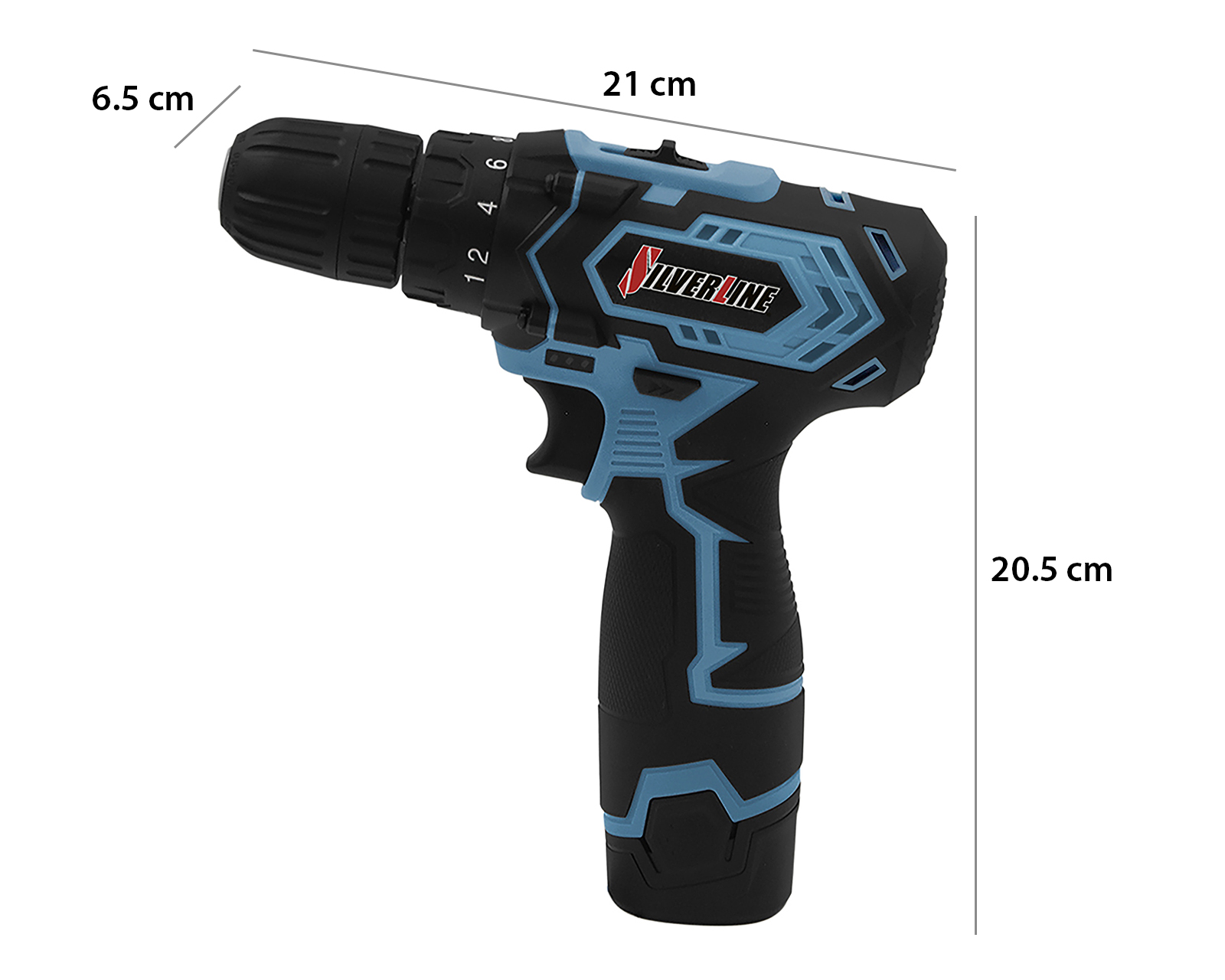 Foto 7 | Foto 7 | Taladro Desatornillador Inalámbrico Silverline DC-HI-TDI-12 12 V con Luz LED