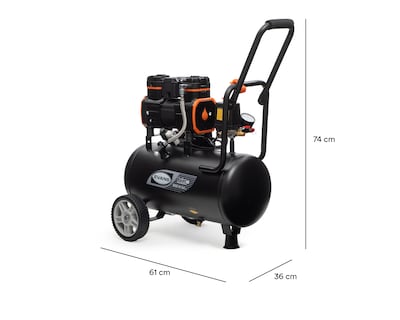 Foto 5 | Foto 5 | Compresor de Aire Evans con Llantas 116 psi 24 Litros 120 v