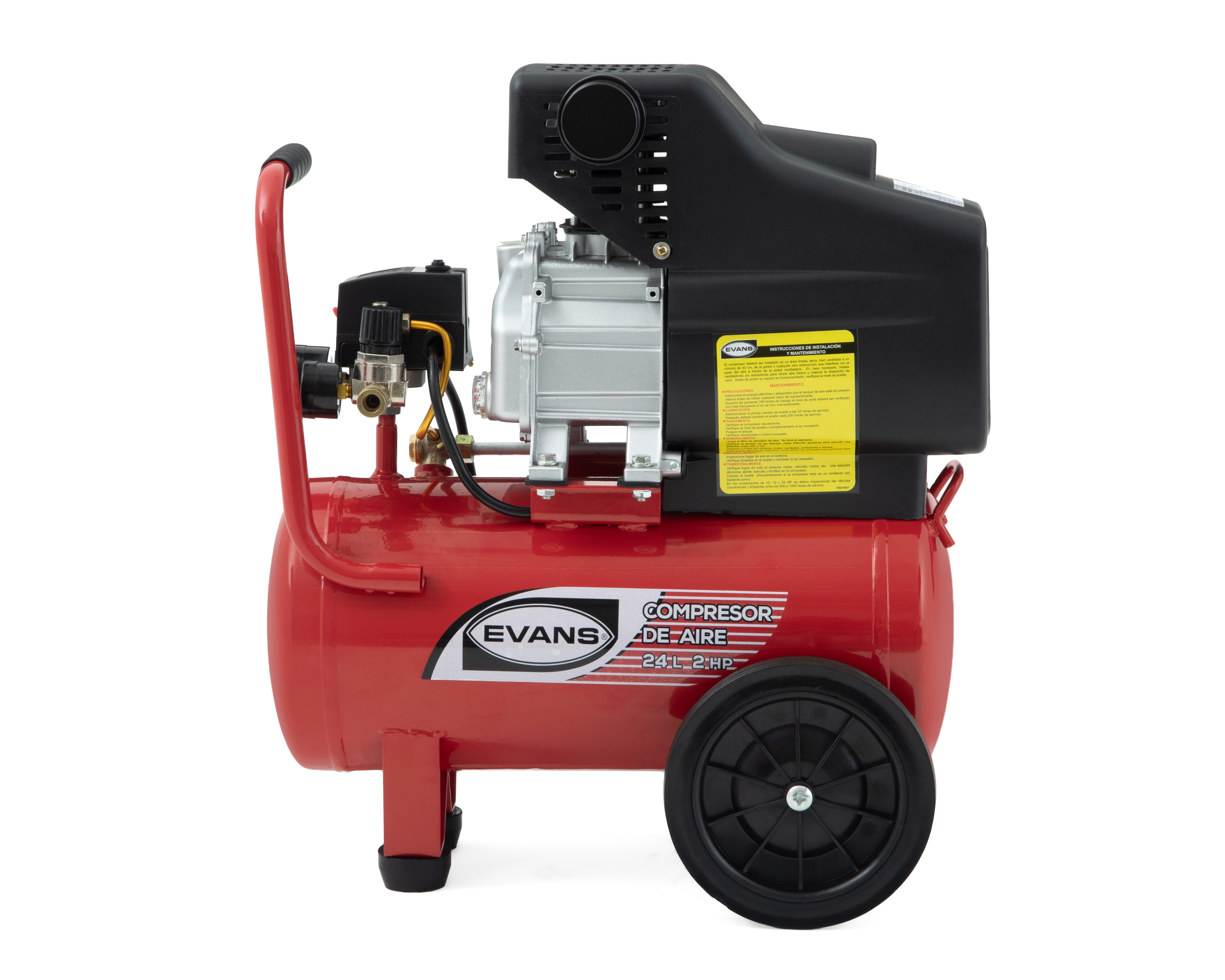 Foto 3 | Foto 3 | Compresor de Aire Evans 116 psi 24 Litros 120 V