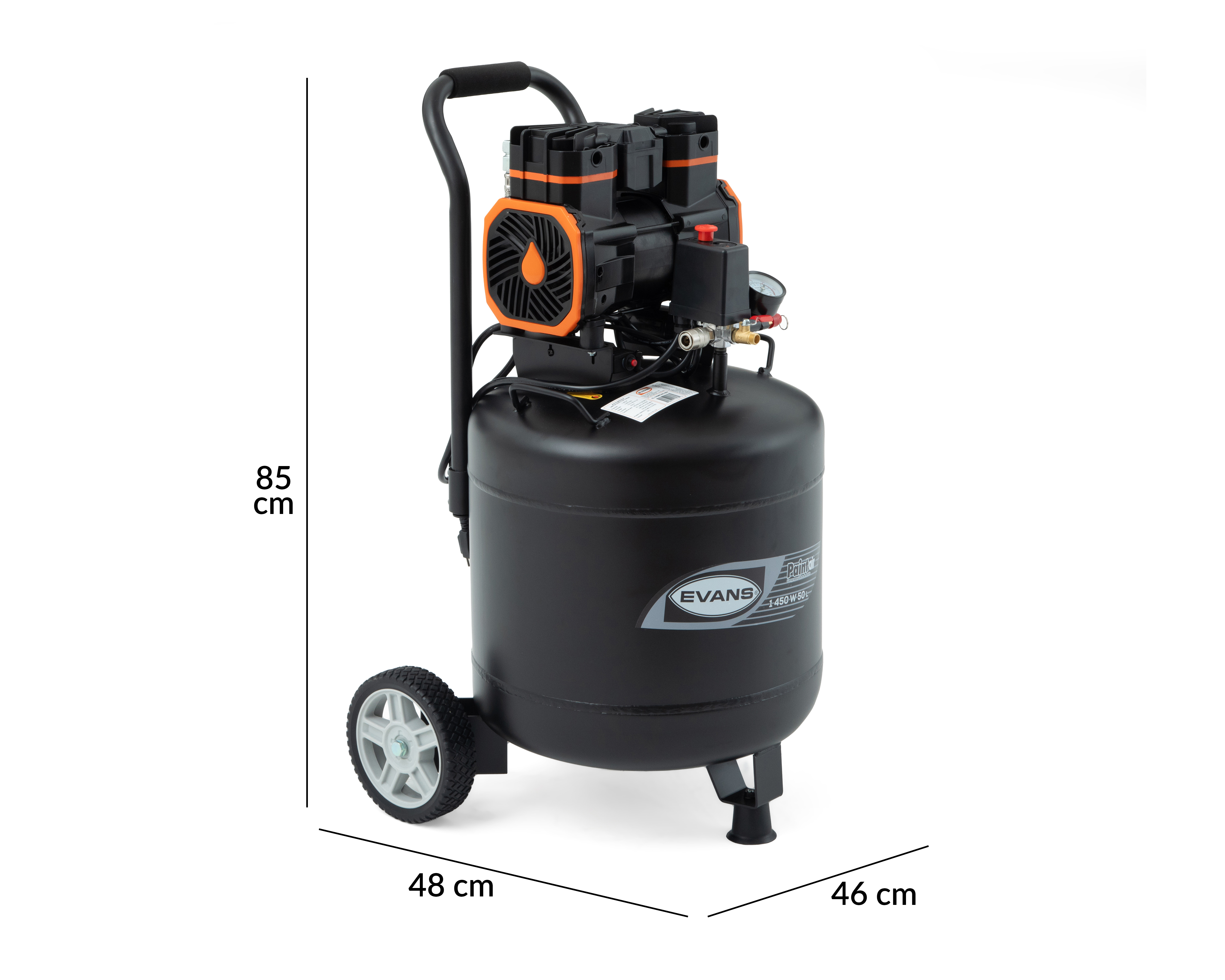 Foto 6 pulgar | Foto 5 | Compresor Evans Monofásico 116 psi 50 Litros 120 V