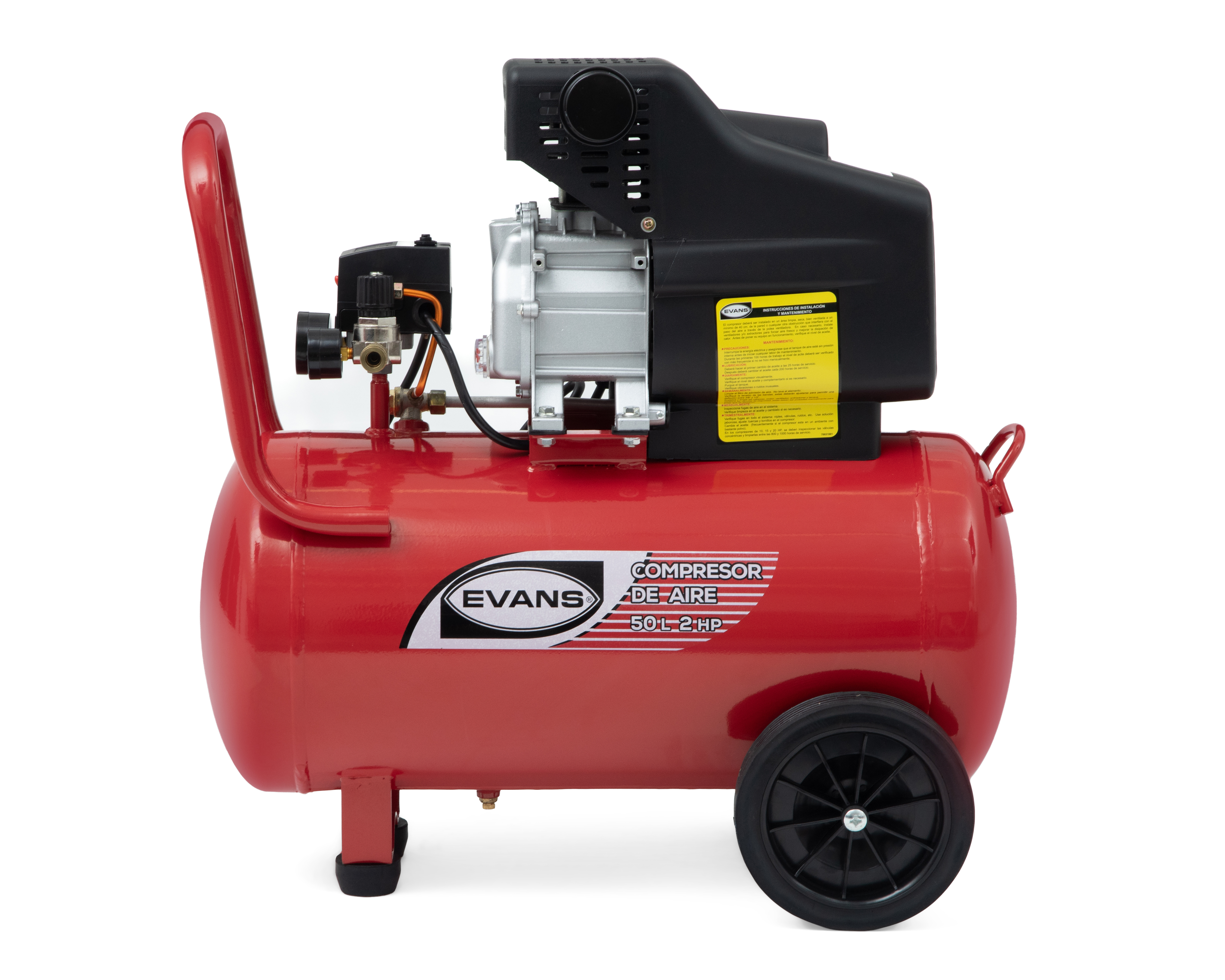 Foto 4 pulgar | Foto 3 | Compresor de Aire para Llantas Lubricado Evans EC07ME200050