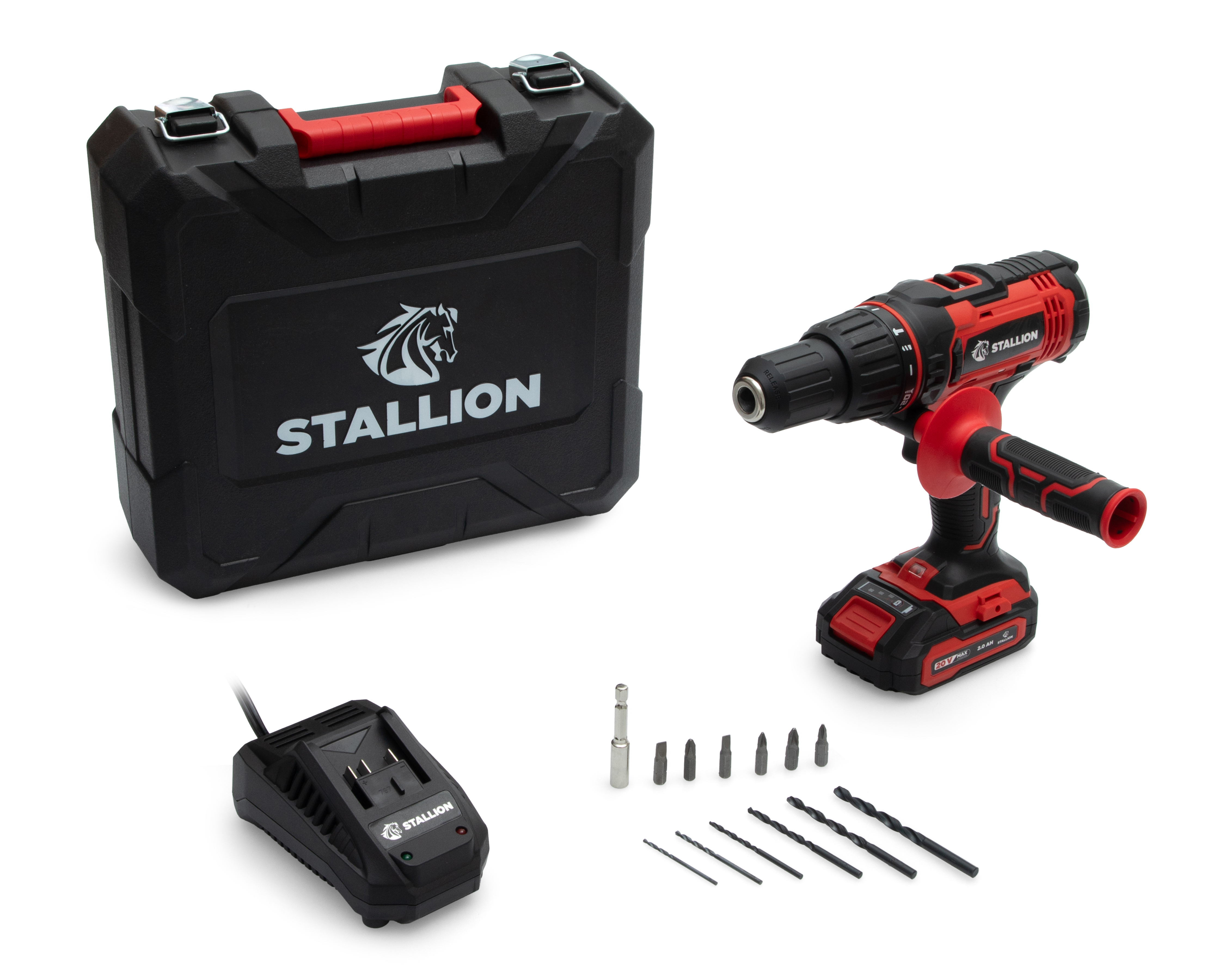 Foto 1 | Foto 1 | Kit de Taladro Inalámbrico Stallion STCI20 20 V con Accesorios