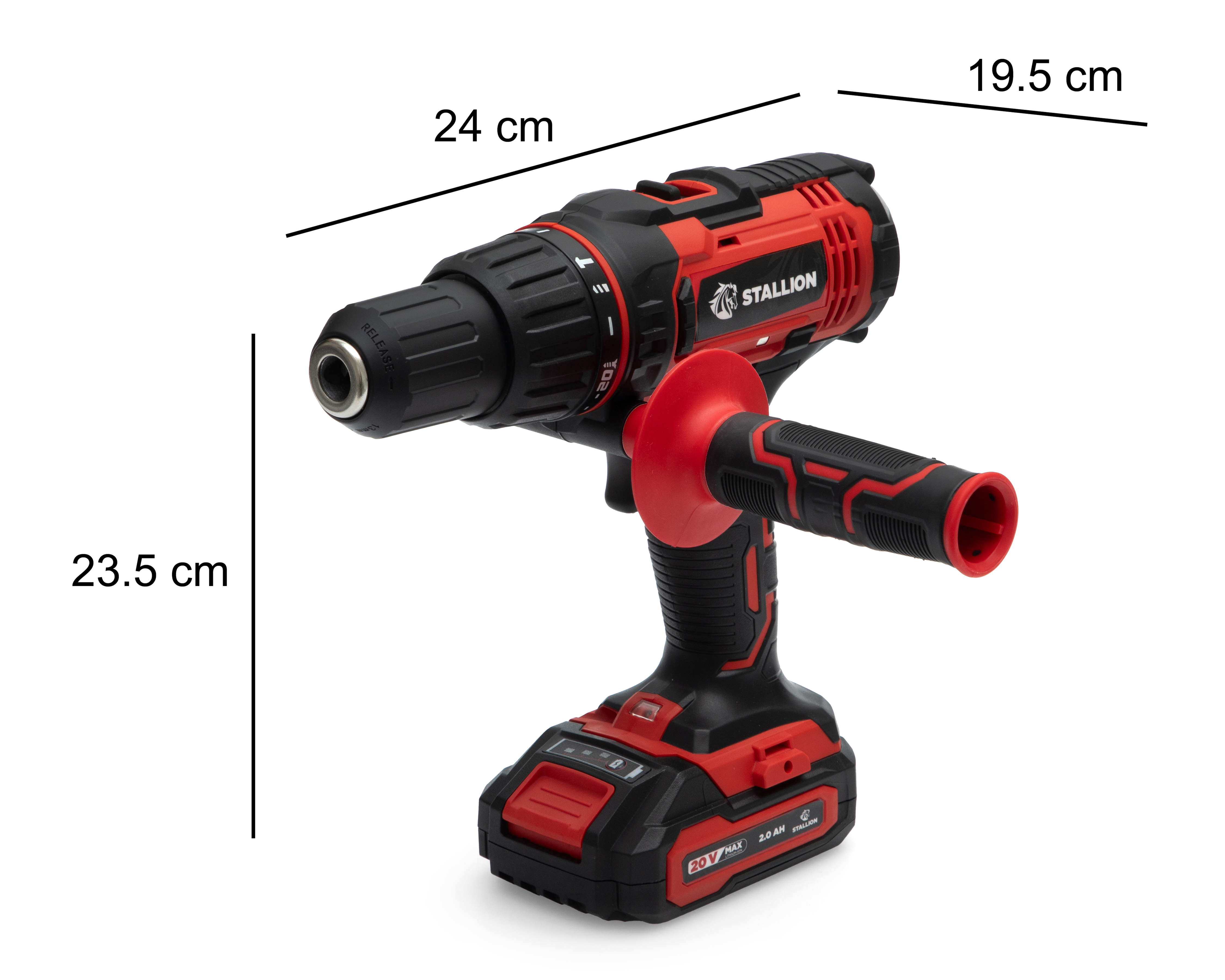 Foto 6 | Foto 6 | Kit de Taladro Inalámbrico Stallion STCI20 20 V con Accesorios