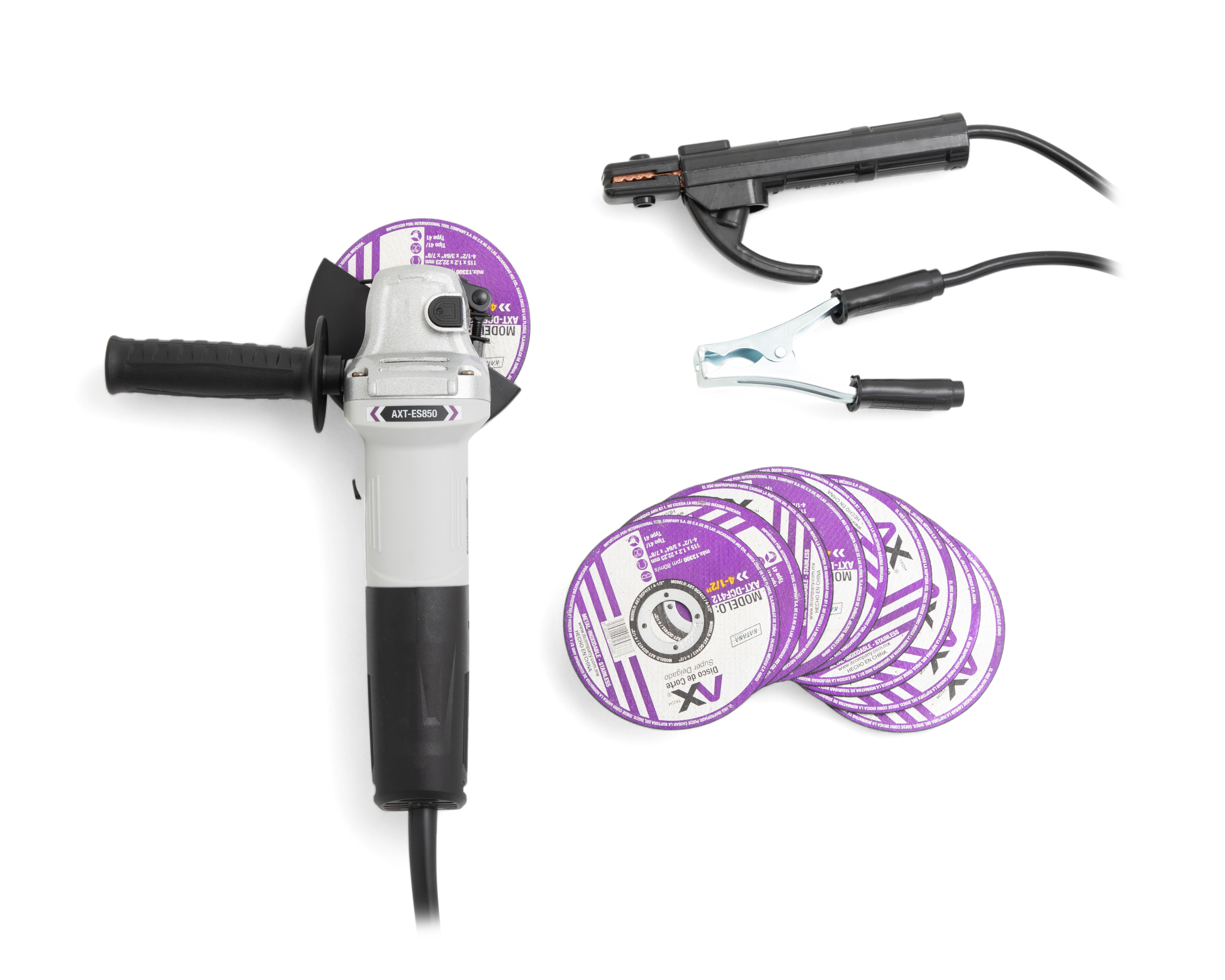 Foto 6 pulgar | Foto 5 | Soldadora y Esmeriladora Ax Tech AXT147 con 10 Discos