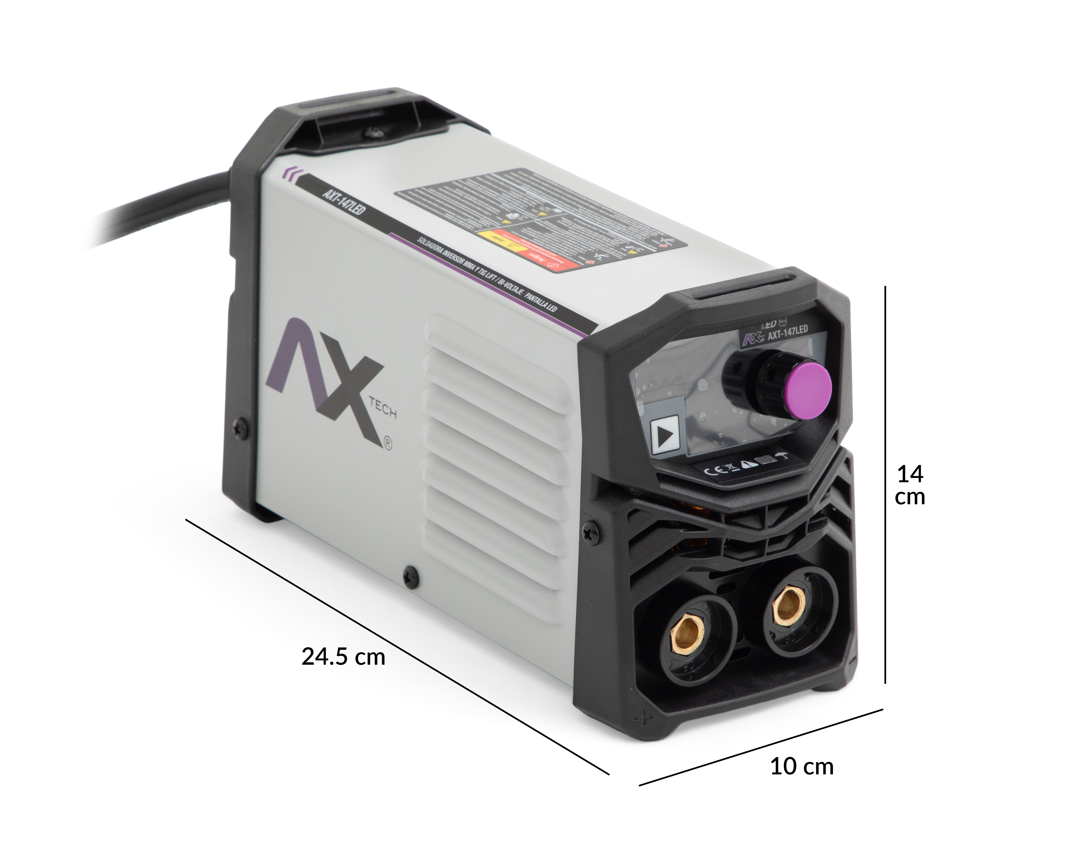 Foto 9 pulgar | Foto 8 | Soldadora y Esmeriladora Ax Tech AXT147 con 10 Discos