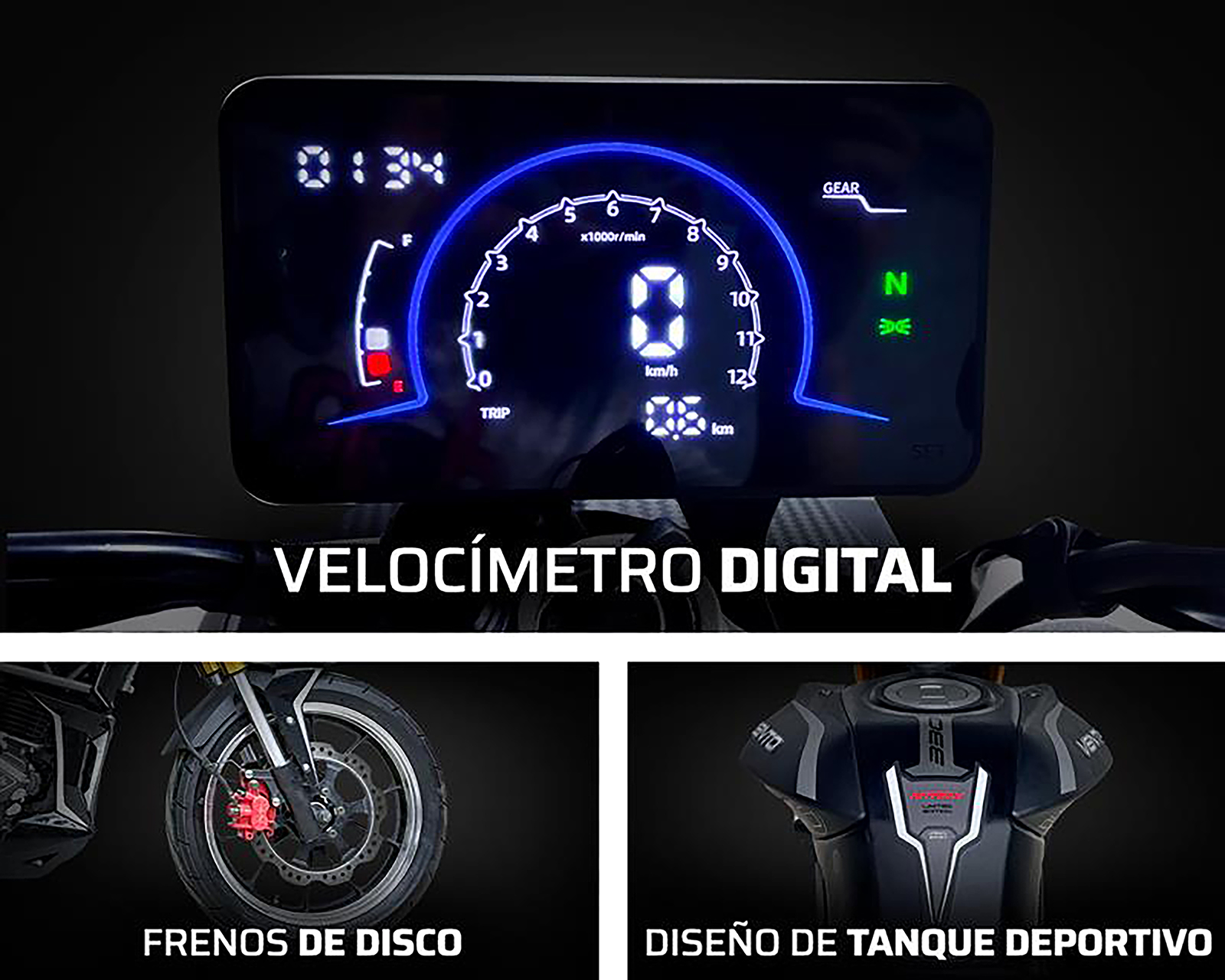 Foto 7 pulgar | Foto 6 | Motocicleta Vento Nitrox 330 cc 2026