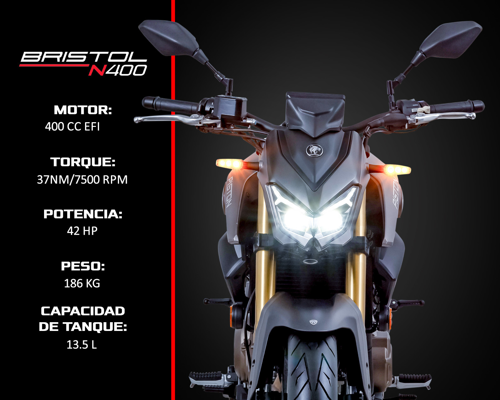 Foto 6 pulgar | Foto 5 | Motocicleta American Piston N 400CC FI Bristol 2026