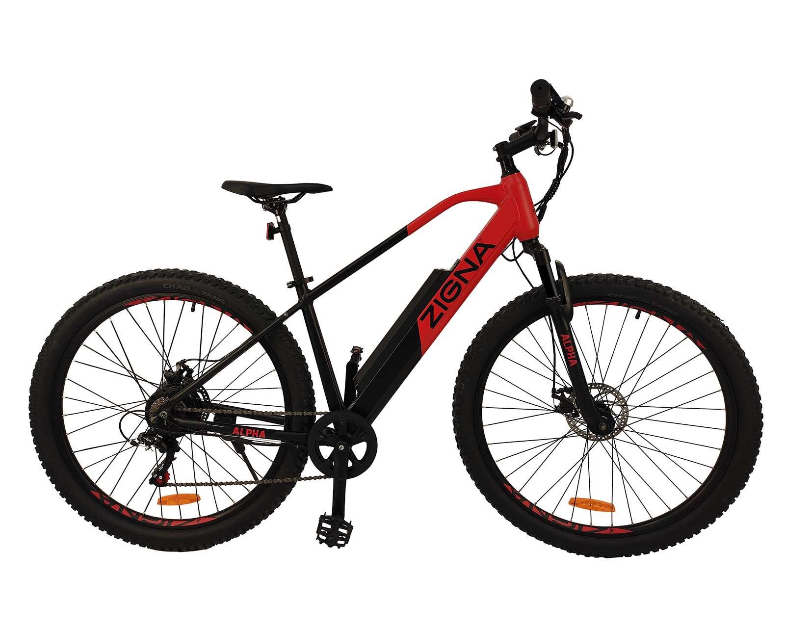 Bicicleta Eléctrica Zigna Alpha 350 29" Roja