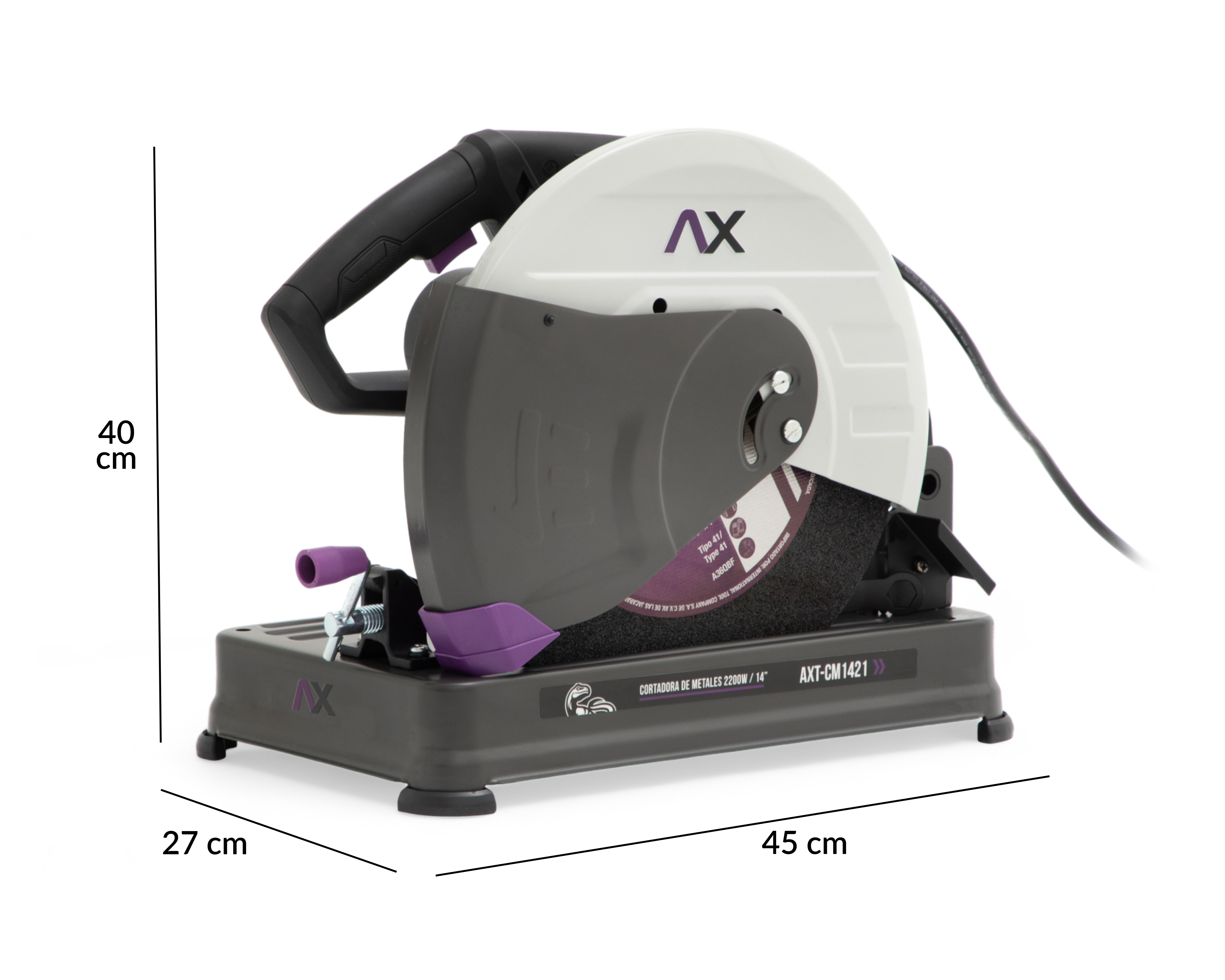 Foto 5 | Foto 5 | Cortadora de Metal Profesional Ax Tech CM1421 2200 W 14 Pulgadas