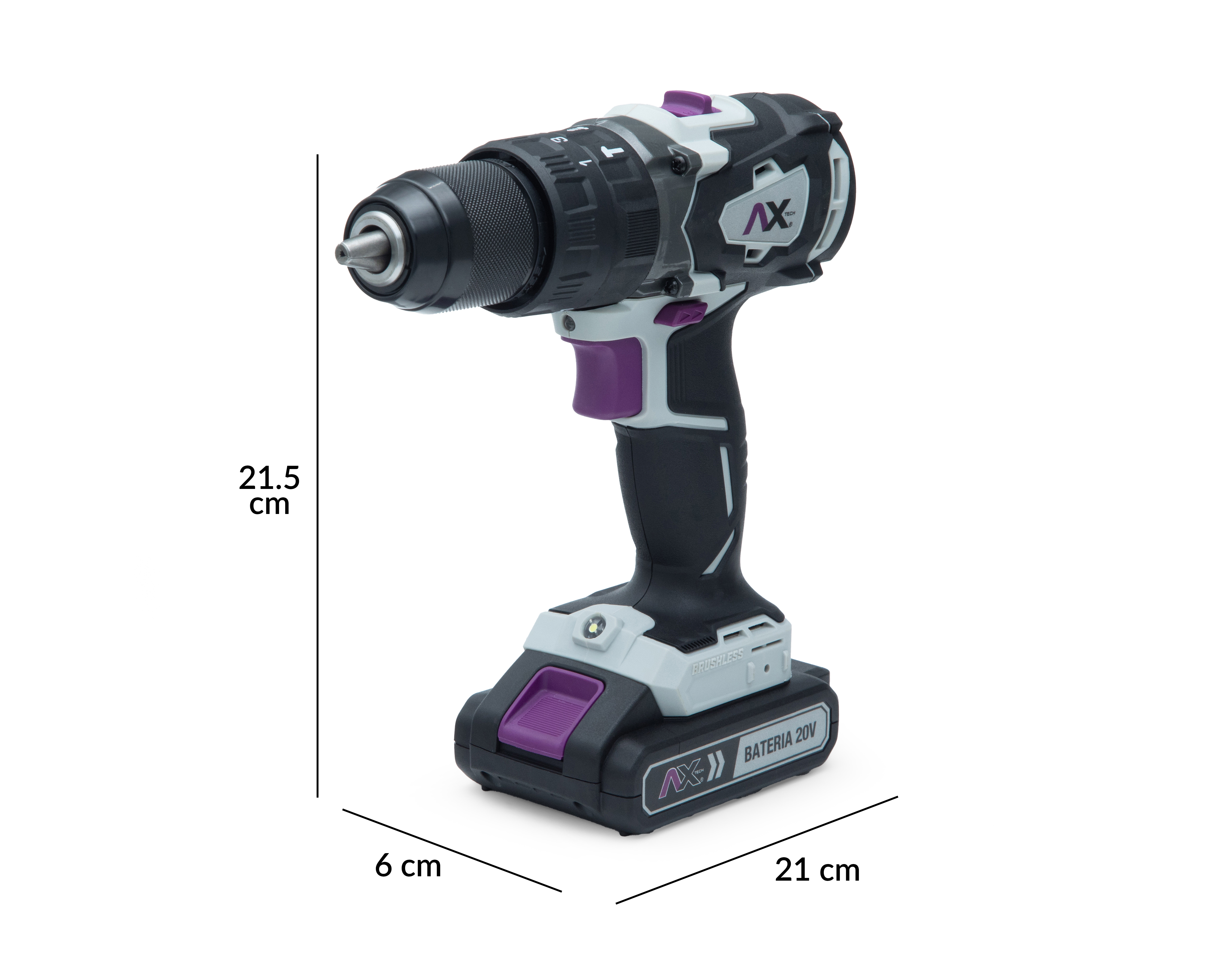 Foto 9 pulgar | Foto 8 | Juego de Herramientas Ax Tech Roto + Esmeril 20V 8 Piezas