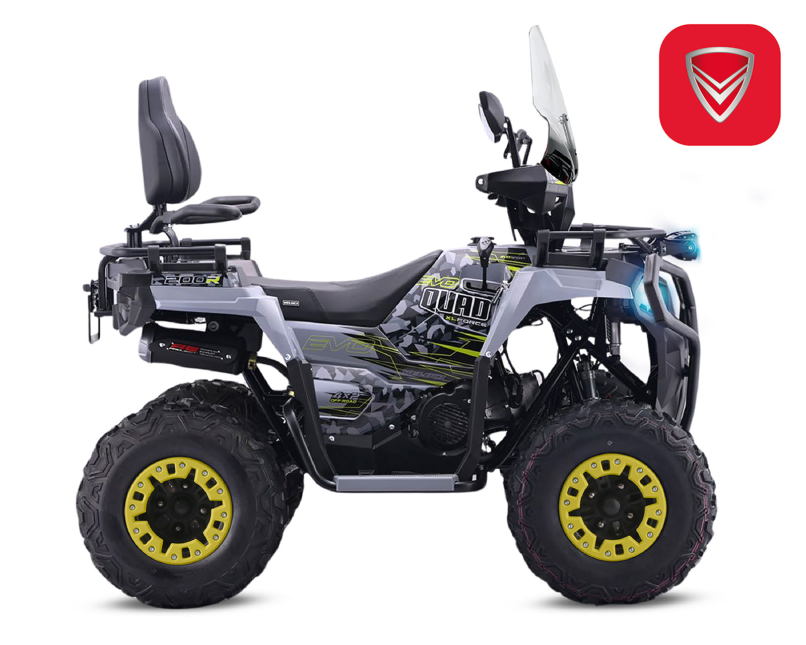 Foto 3 pulgar | Foto 2 | Cuatrimoto Veloci Quad XL Force 200 cc 2026