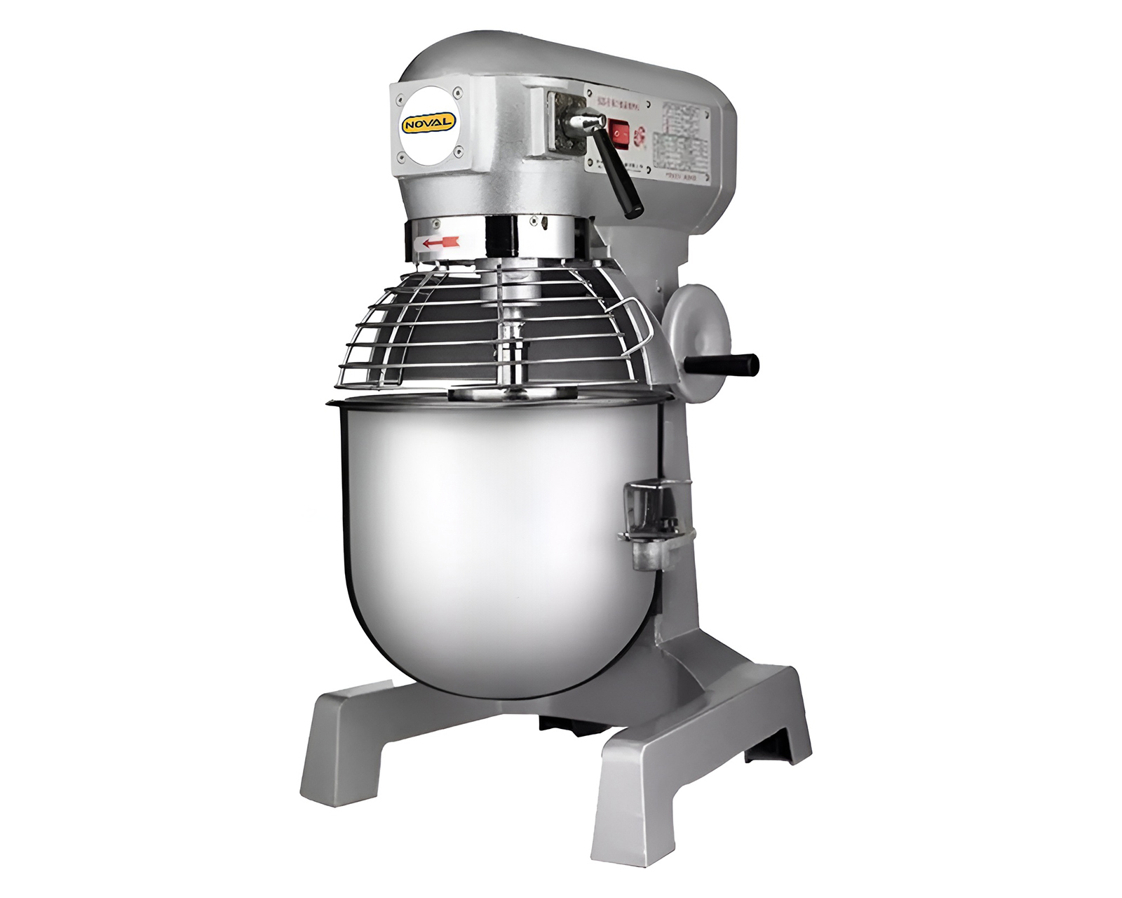 Batidora Industrial Planetaria Noval 10 Litros 15 Velocidades con Accesorios