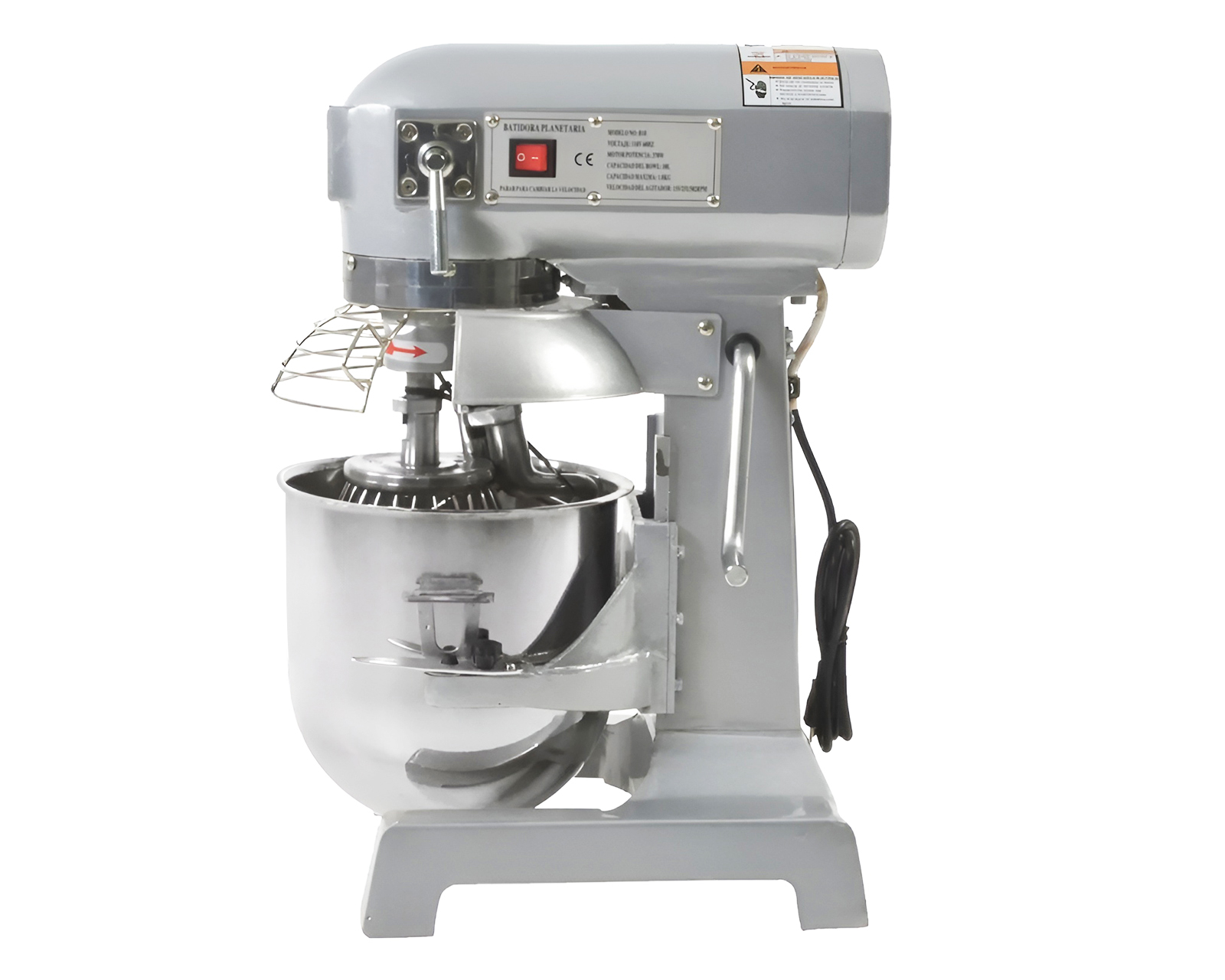 Foto 3 | Foto 3 | Batidora Industrial Planetaria Noval 10 Litros 15 Velocidades con Accesorios