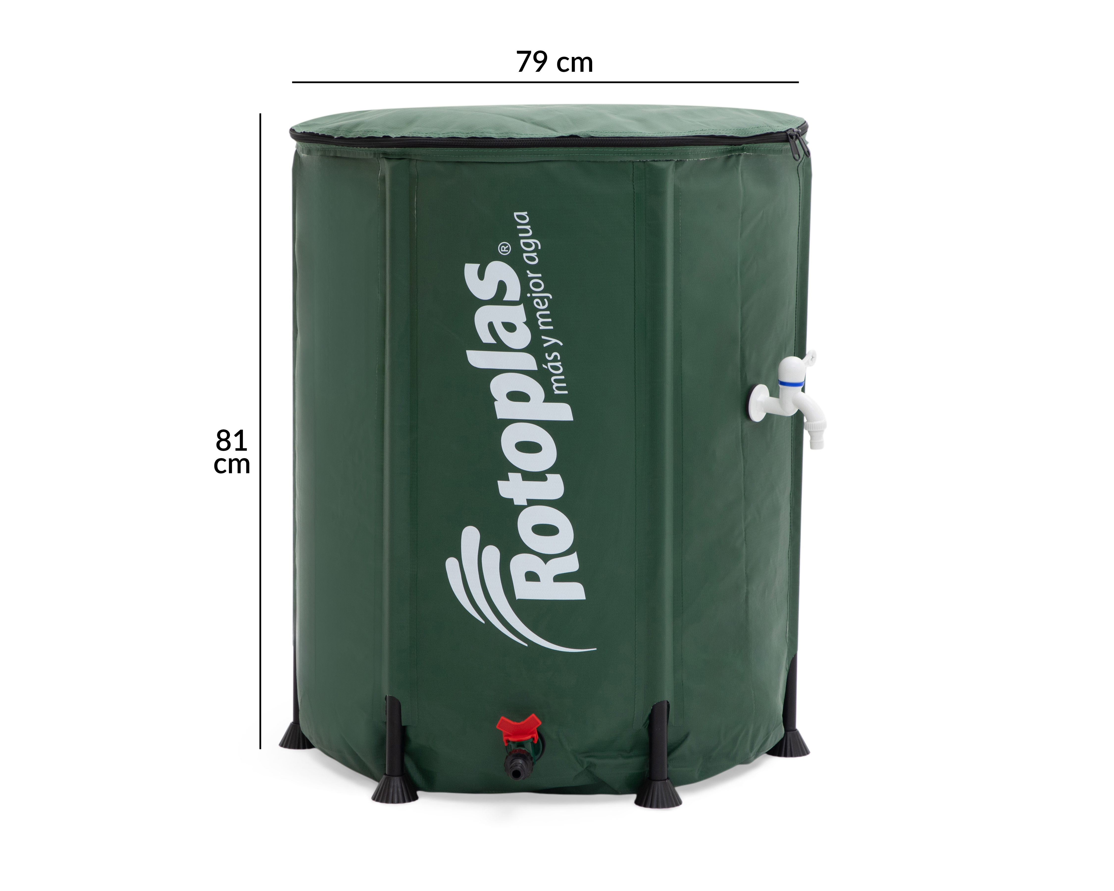 Foto 7 pulgar | Foto 6 | Contenedor Flexible de Agua Rotoplas Aguaflex 400 Litros