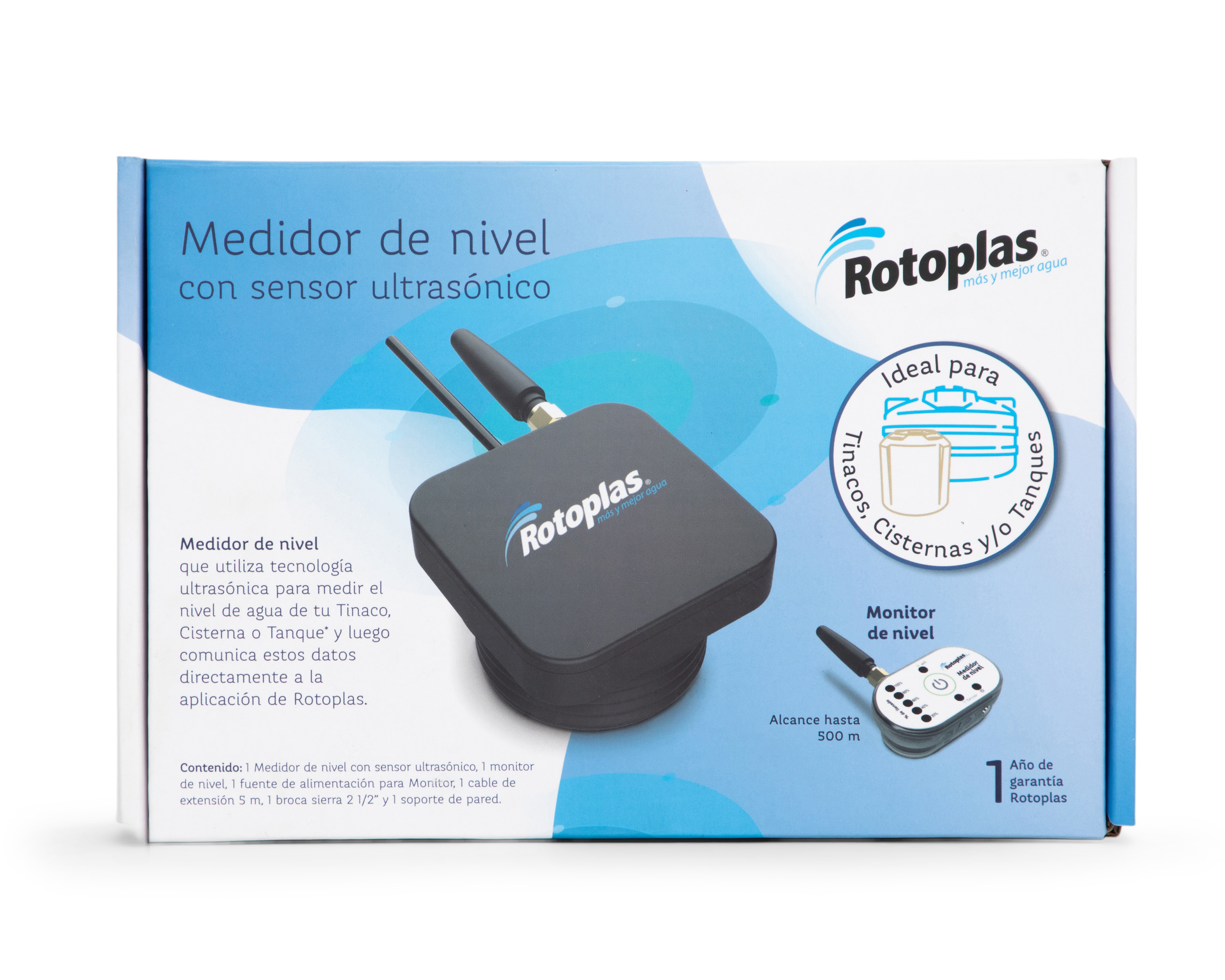 Foto 6 | Foto 6 | Medidor de Nivel de Agua Alámbrico Rotoplas con Sensor Ultrasónico