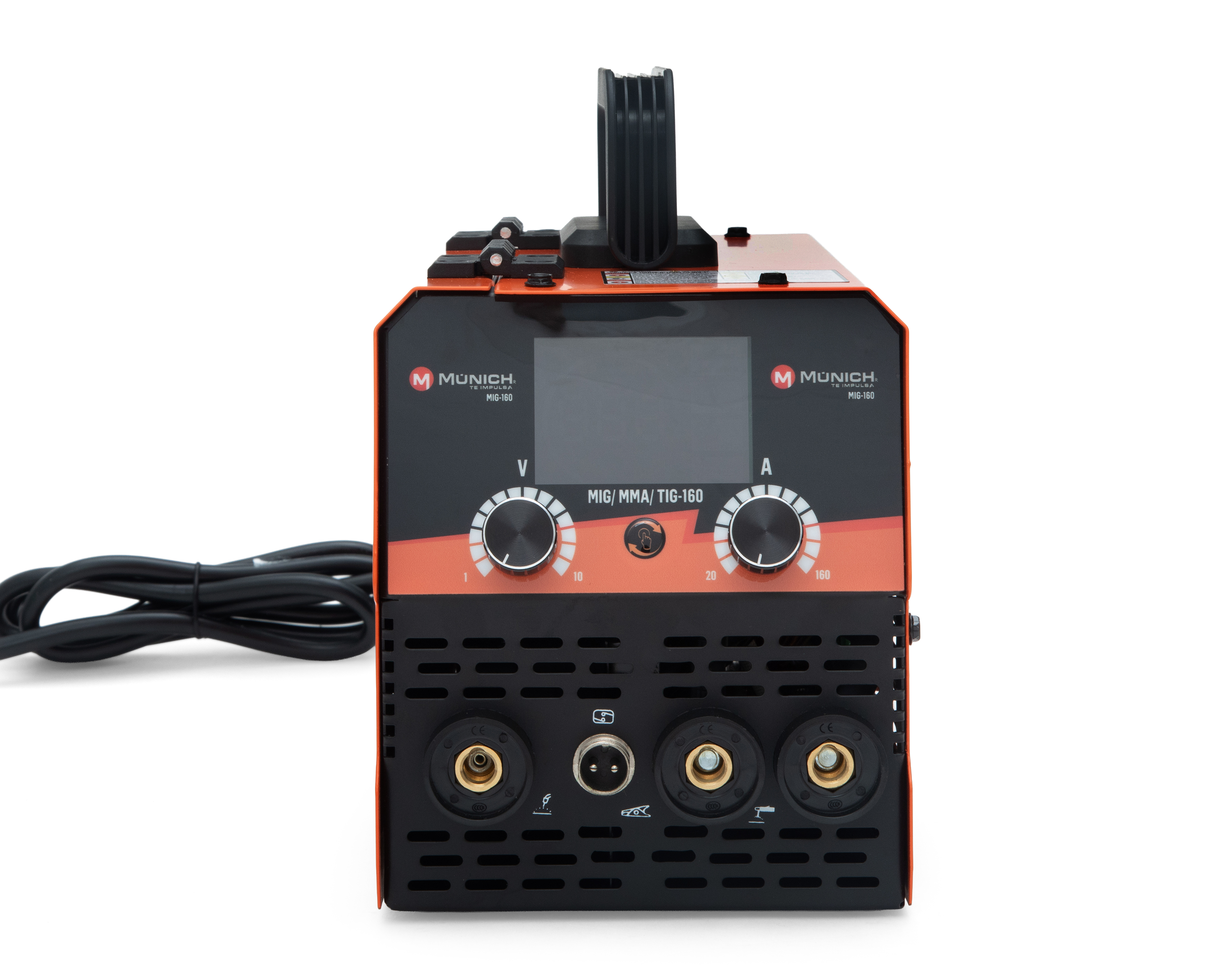 Foto 4 pulgar | Foto 3 | Soldadora Inversora Munich MIG-160 con Pinzas Portaelectrodos