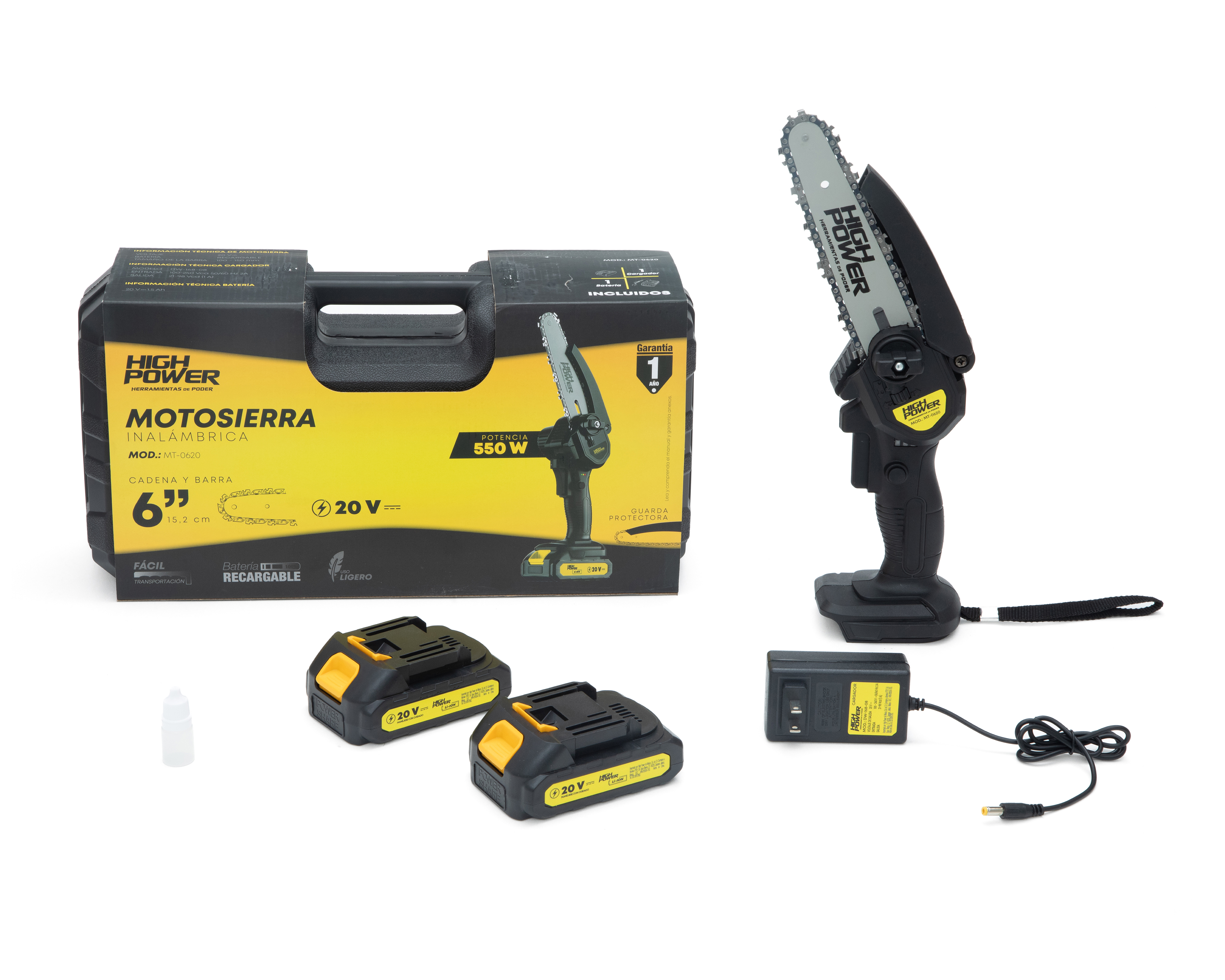 Motosierra Eléctrica High Power MT-0620 6 Pulgadas