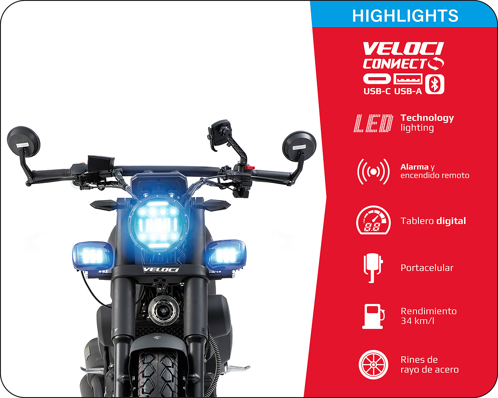 Foto 4 pulgar | Foto 3 | Motocicleta Veloci Dark Eagle 330 cc 2026