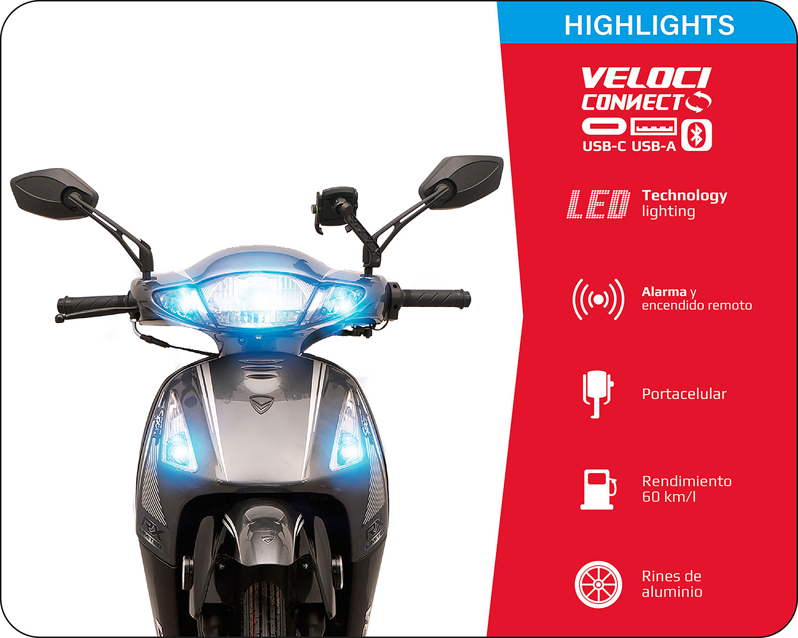 Foto 4 pulgar | Foto 3 | Motocicleta Veloci Draxter RX Sport Limited 125 cc 2026