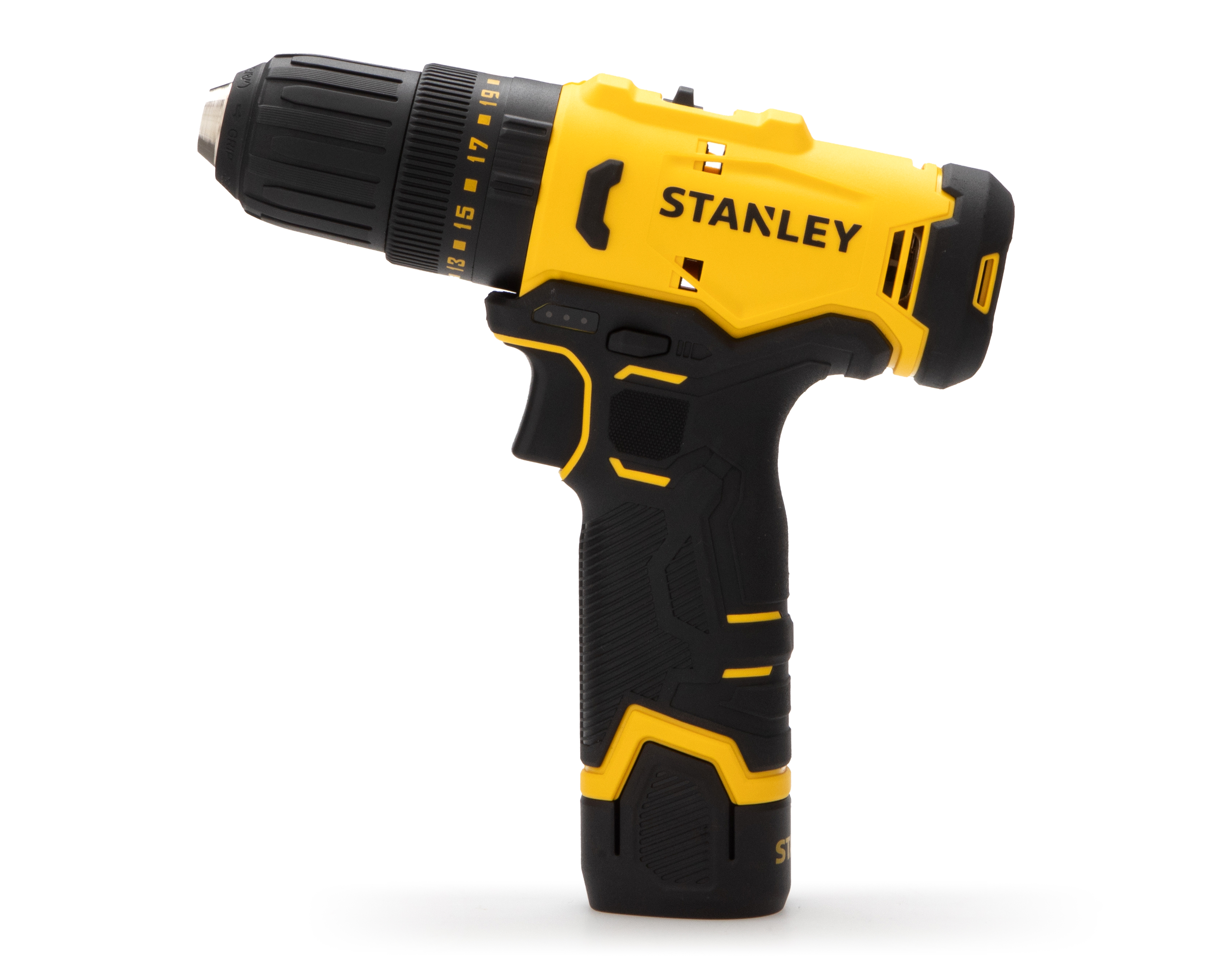 Foto 2 | Foto 2 | Taladro Percutor Inalámbrico Stanley SCH10D2K-B3 12 V con Estuche