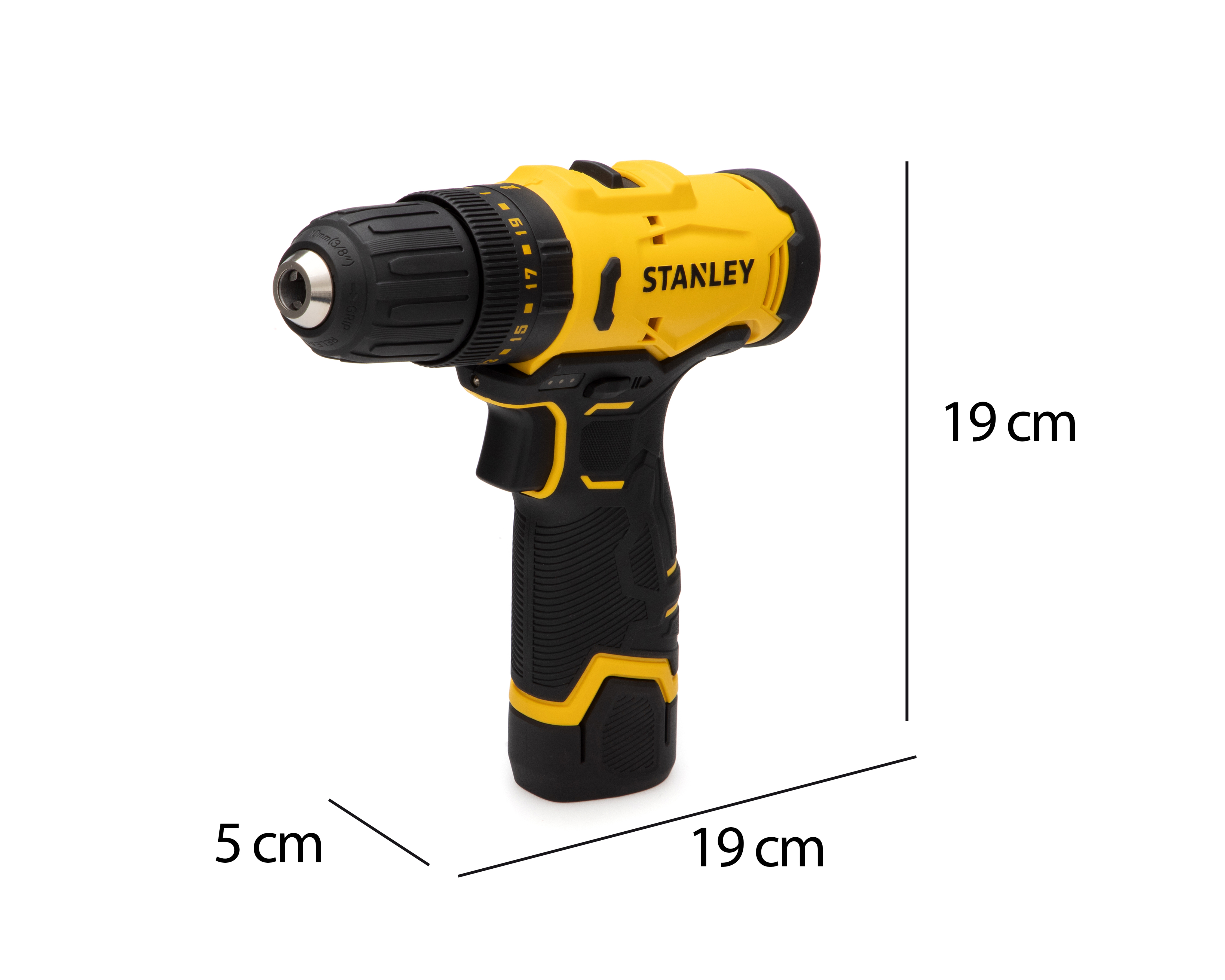 Foto 6 | Foto 6 | Taladro Percutor Inalámbrico Stanley SCH10D2K-B3 12 V con Estuche