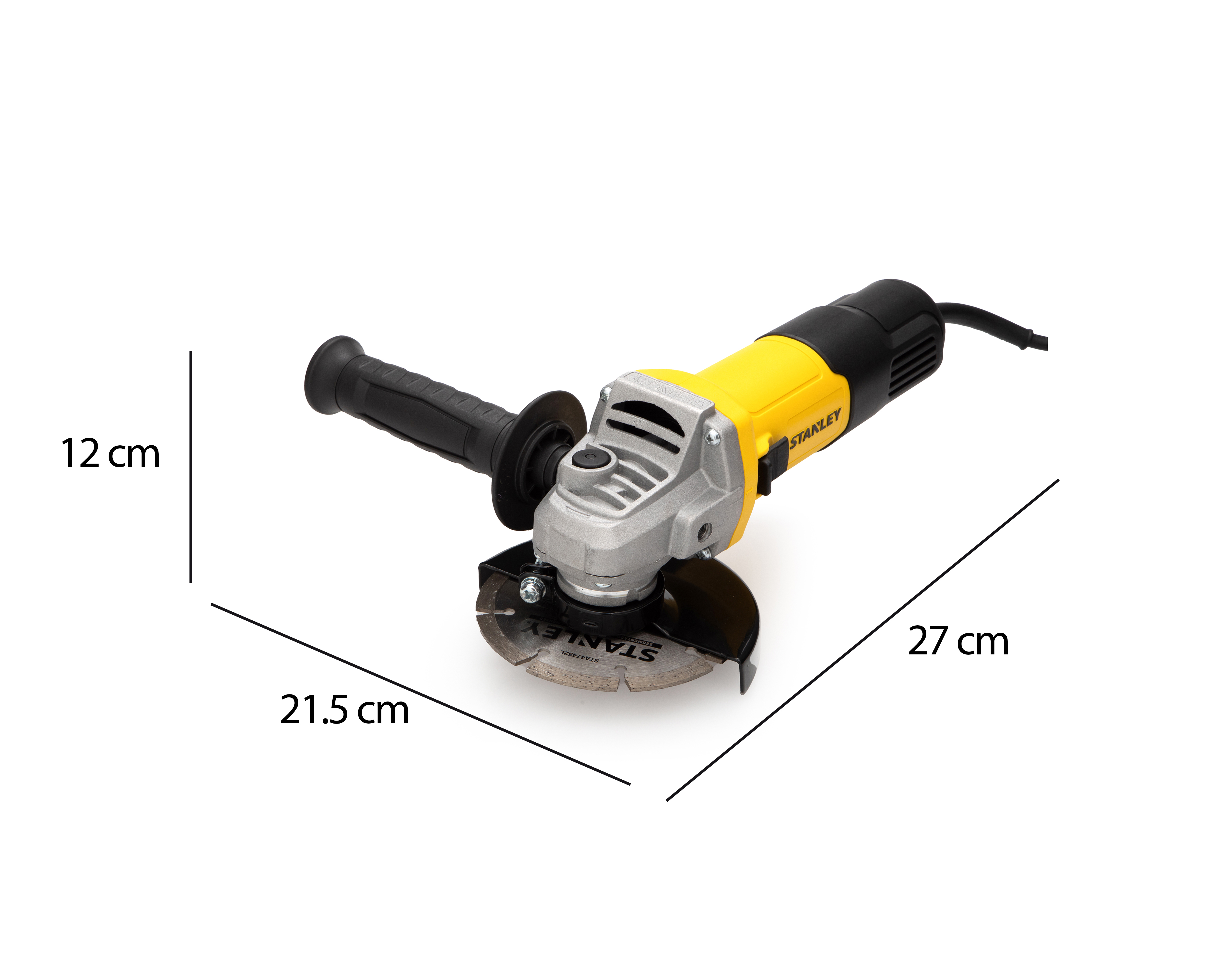 Foto 7 pulgar | Foto 6 | Esmeriladora Angular 4-1/2 Pulgadas Stanely SG7115V10-B3 750 W con Accesorios