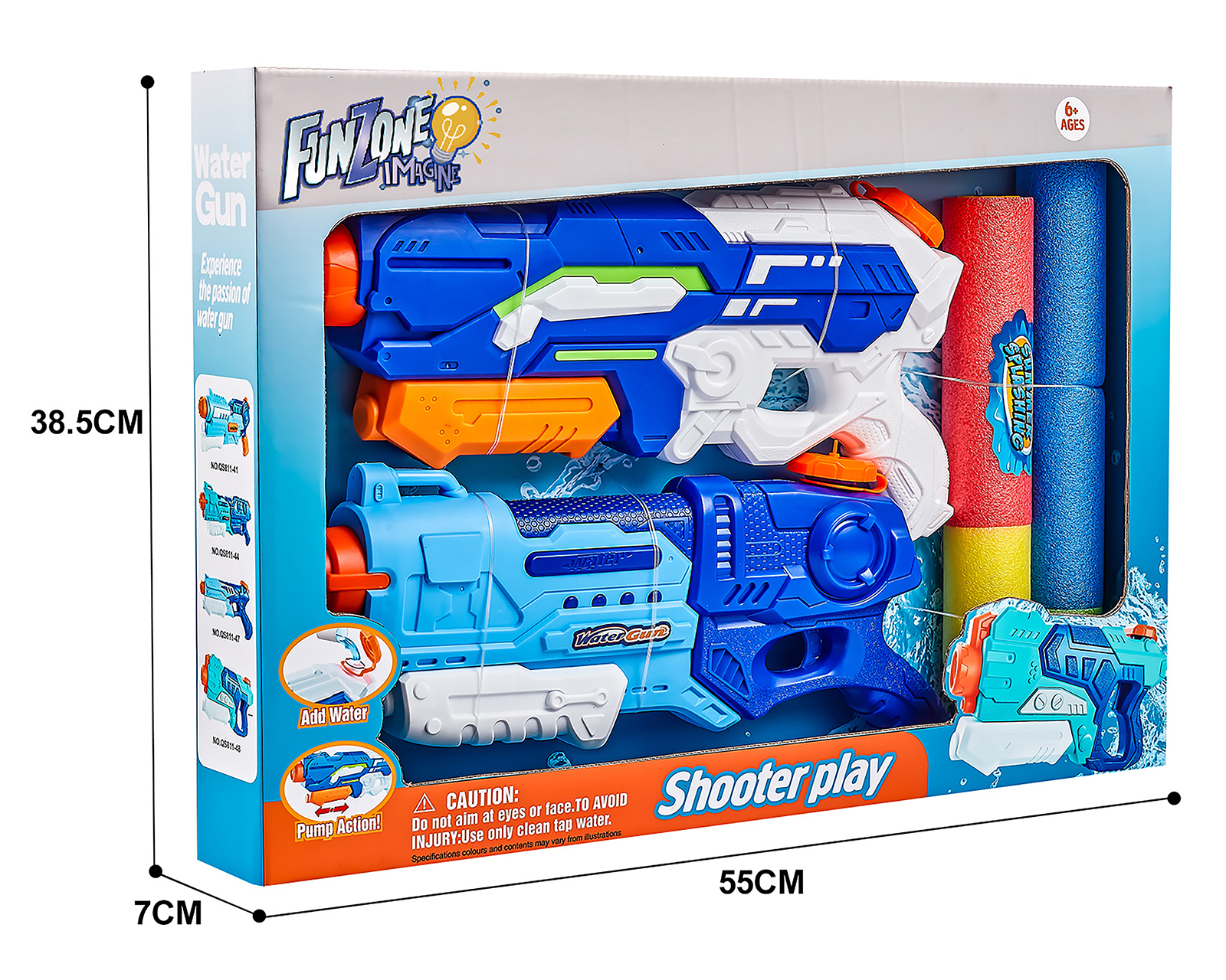 Foto 6 | Foto 6 | Lanzador de Agua Funzone Shooter Play 2 Piezas