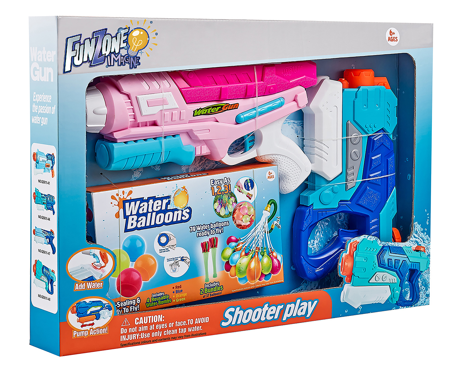 Foto 5 | Foto 5 | Lanzador de Agua Funzone Shooter Play 2 Piezas