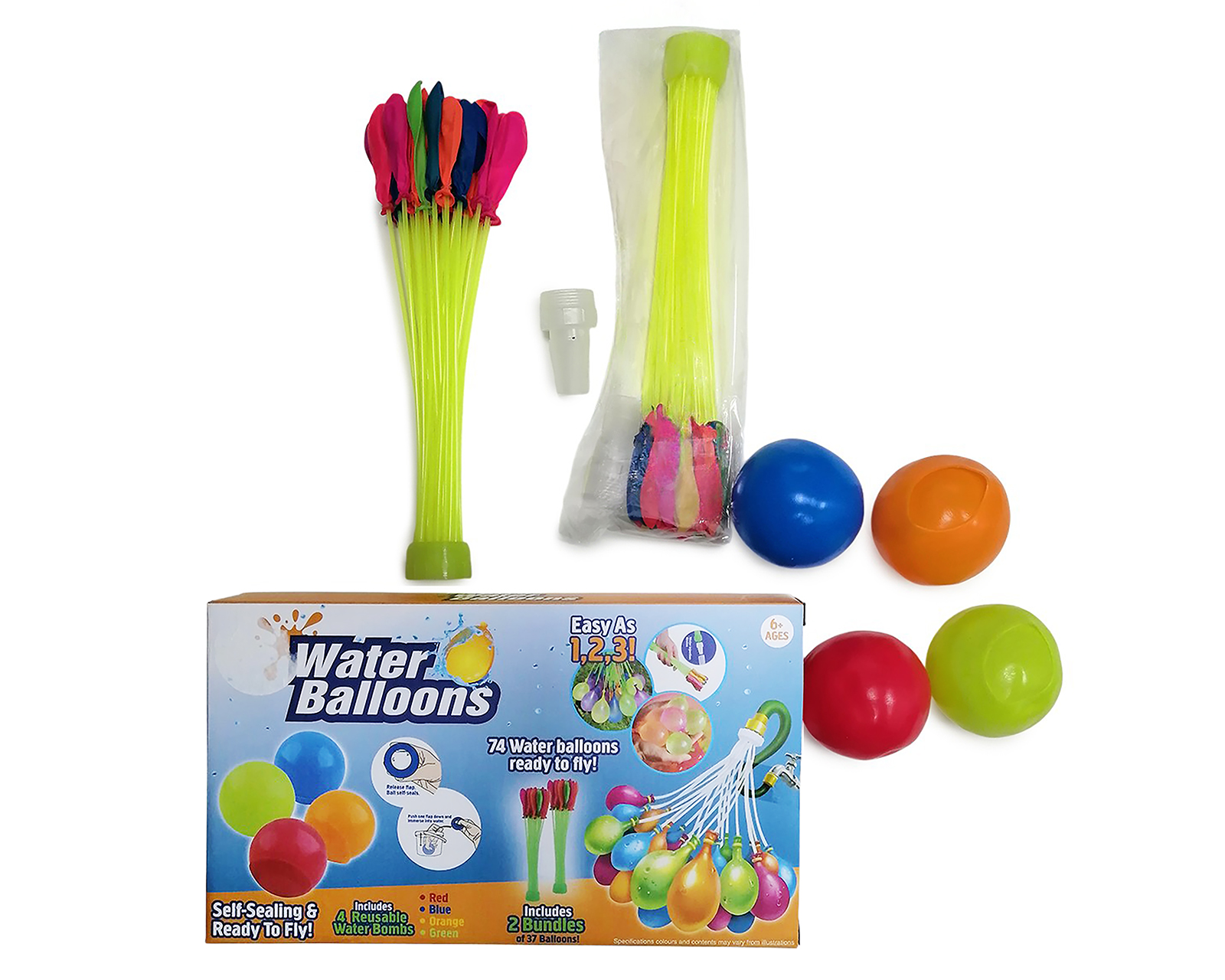 Foto 6 | Foto 6 | Lanzador de Agua Funzone Shooter Play 2 Piezas