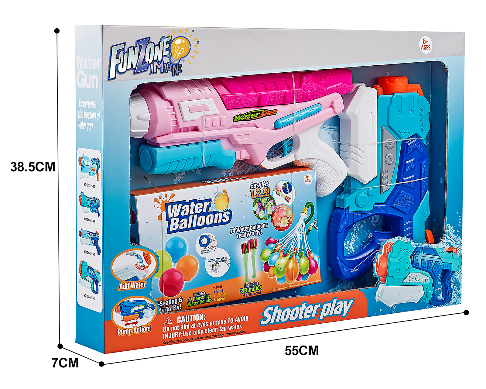 Foto 8 | Foto 8 | Lanzador de Agua Funzone Shooter Play 2 Piezas