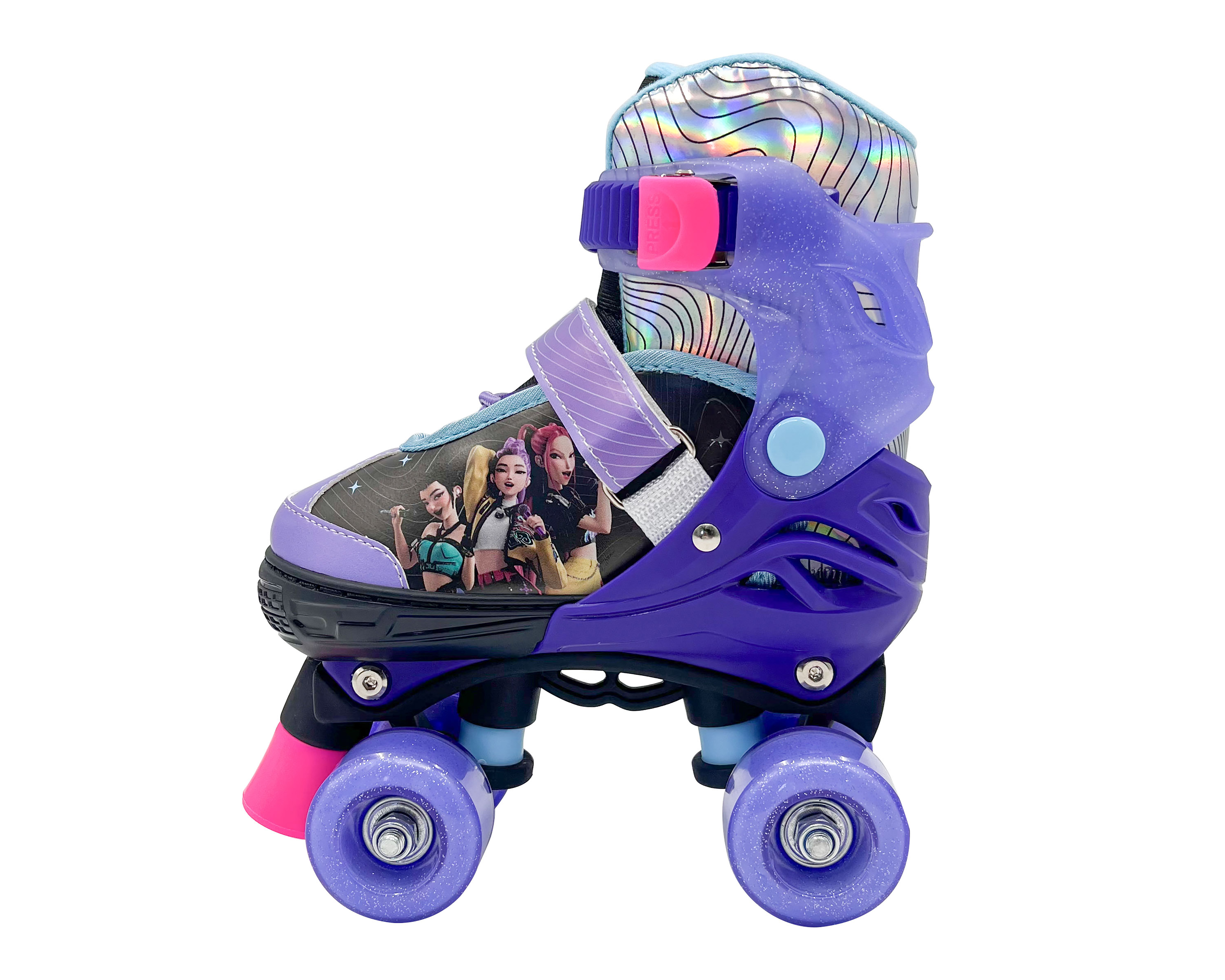 Foto 2 | Foto 2 | Patines para Niña de 4 Ruedas Apache Demon Hunters Ajustables
