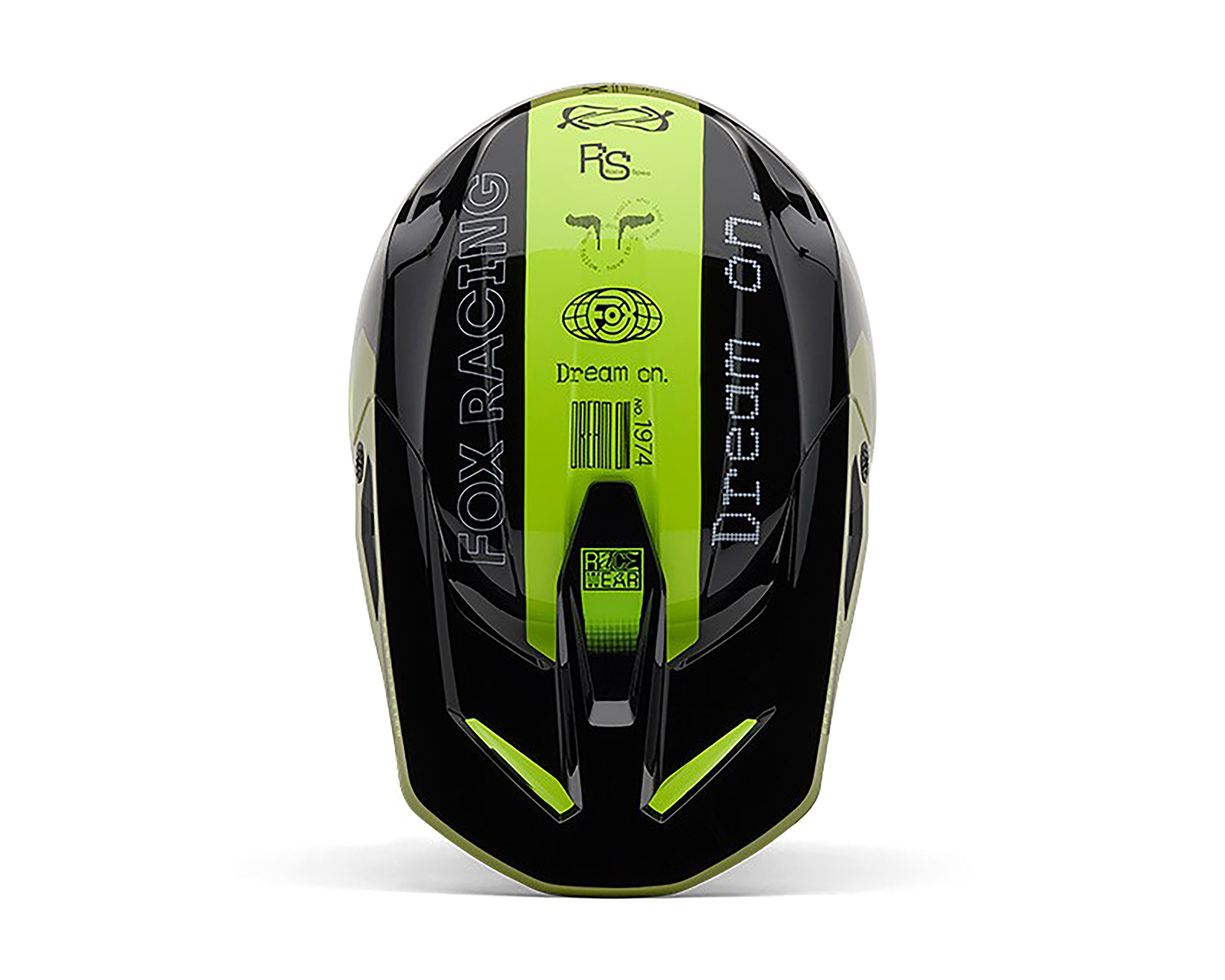 Foto 4 | Foto 4 | Casco para Motociclista Fox Racing Grande Negro