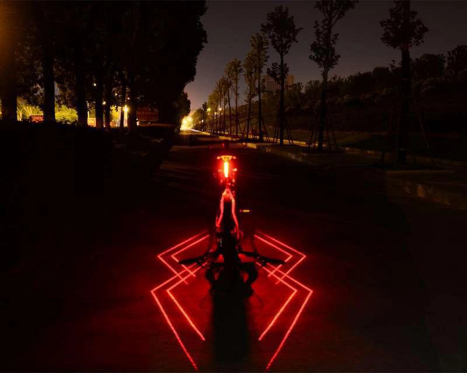 Foto 4 pulgar | Foto 3 | Luz Trasera Láser para Bicicleta Zigna Conquista el Camino BL-2