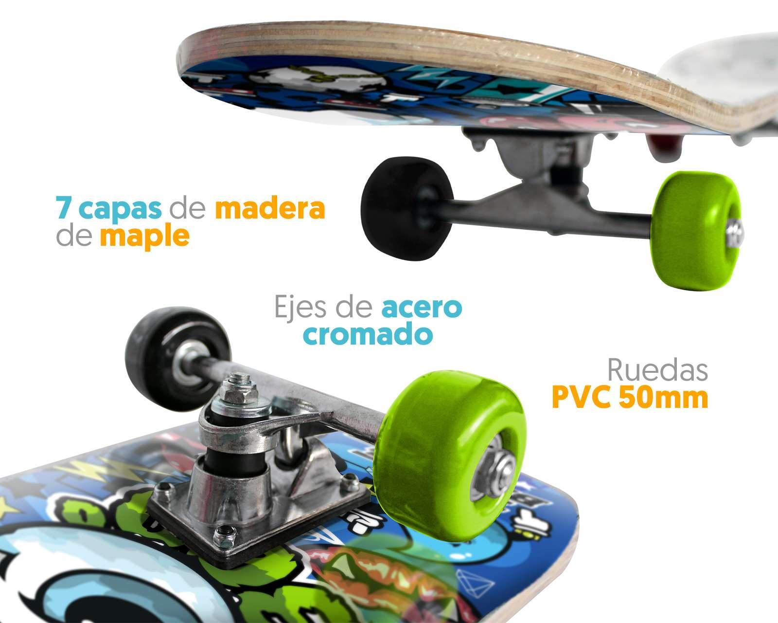 Foto 3 | Foto 3 | Patineta Flying Wheel Rush 31" SBFW31 con Antiderrapante
