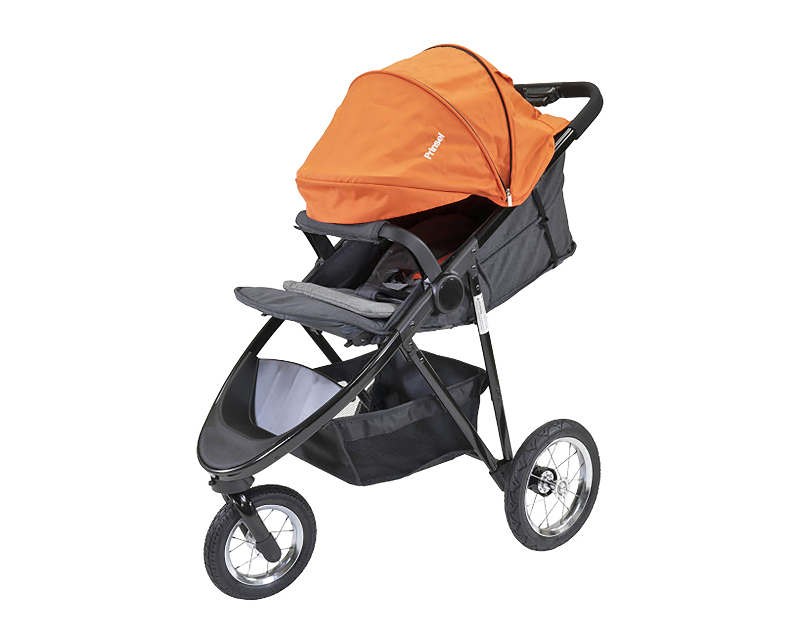 Foto 2 pulgar | Foto 1 | Carriola Prinsel Jogger Air Anaranjada/Gris