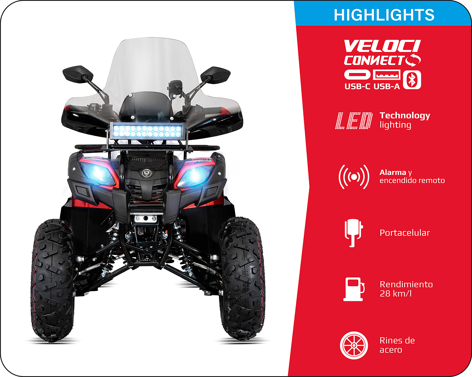 Foto 3 | Foto 3 | Cuatrimoto Veloci Beast KX4 200 cc 2026