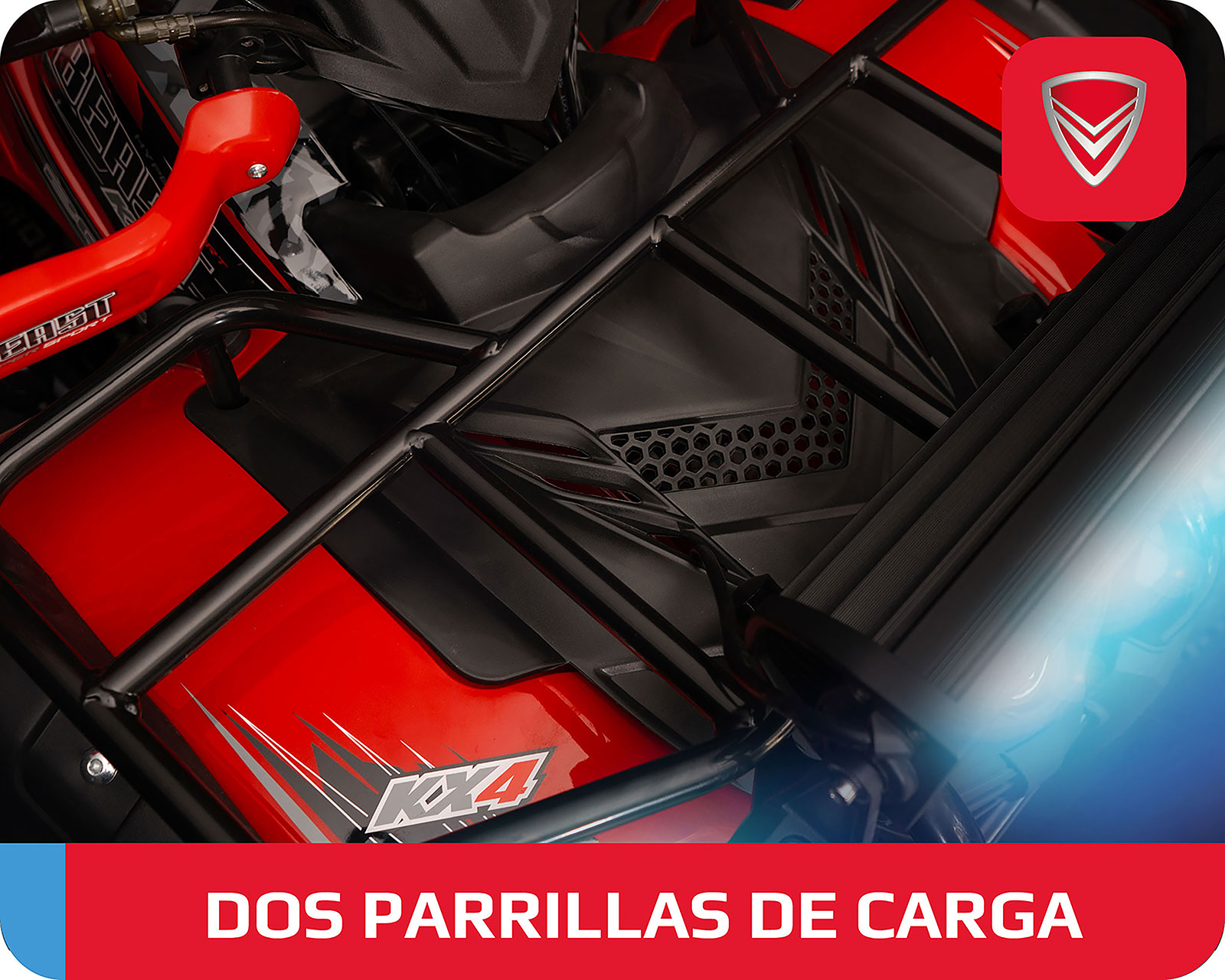 Foto 9 pulgar | Foto 8 | Cuatrimoto Veloci Beast KX4 200 cc 2026