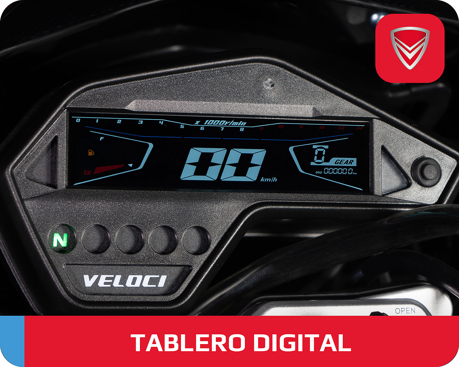 Foto 11 pulgar | Foto 10 | Motocicleta Veloci Revenge 220 cc 2026