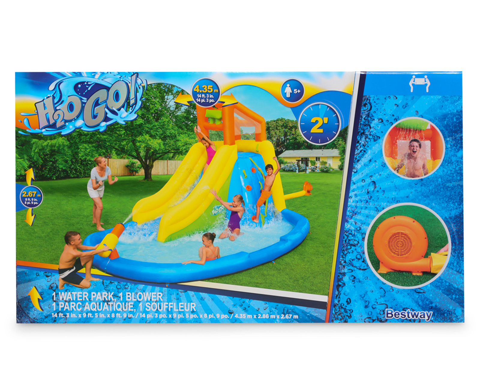 Foto 3 pulgar | Foto 2 | Alberca Infantil Resbaladilla Bestway 1086 L 435 x 286 x 267 cm