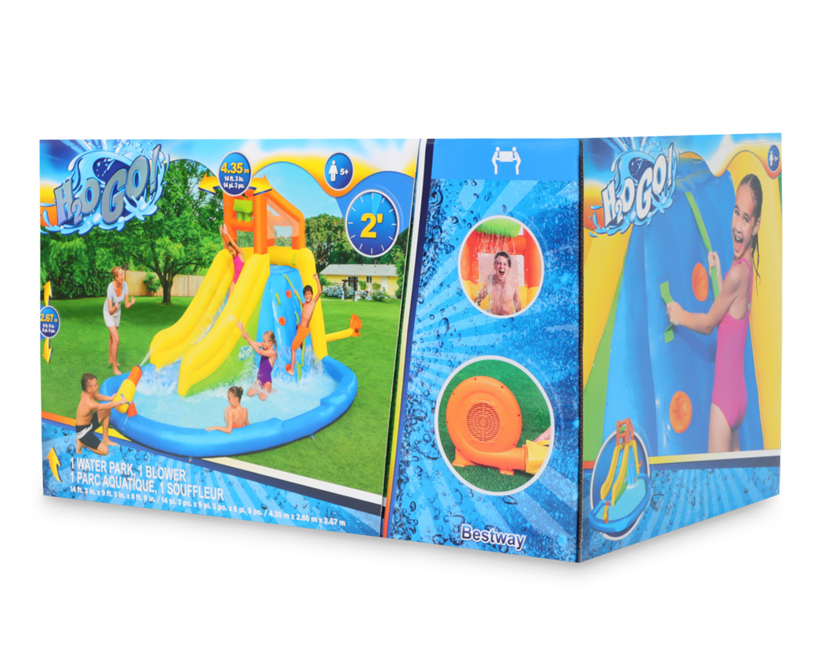 Foto 4 pulgar | Foto 3 | Alberca Infantil Resbaladilla Bestway 1086 L 435 x 286 x 267 cm