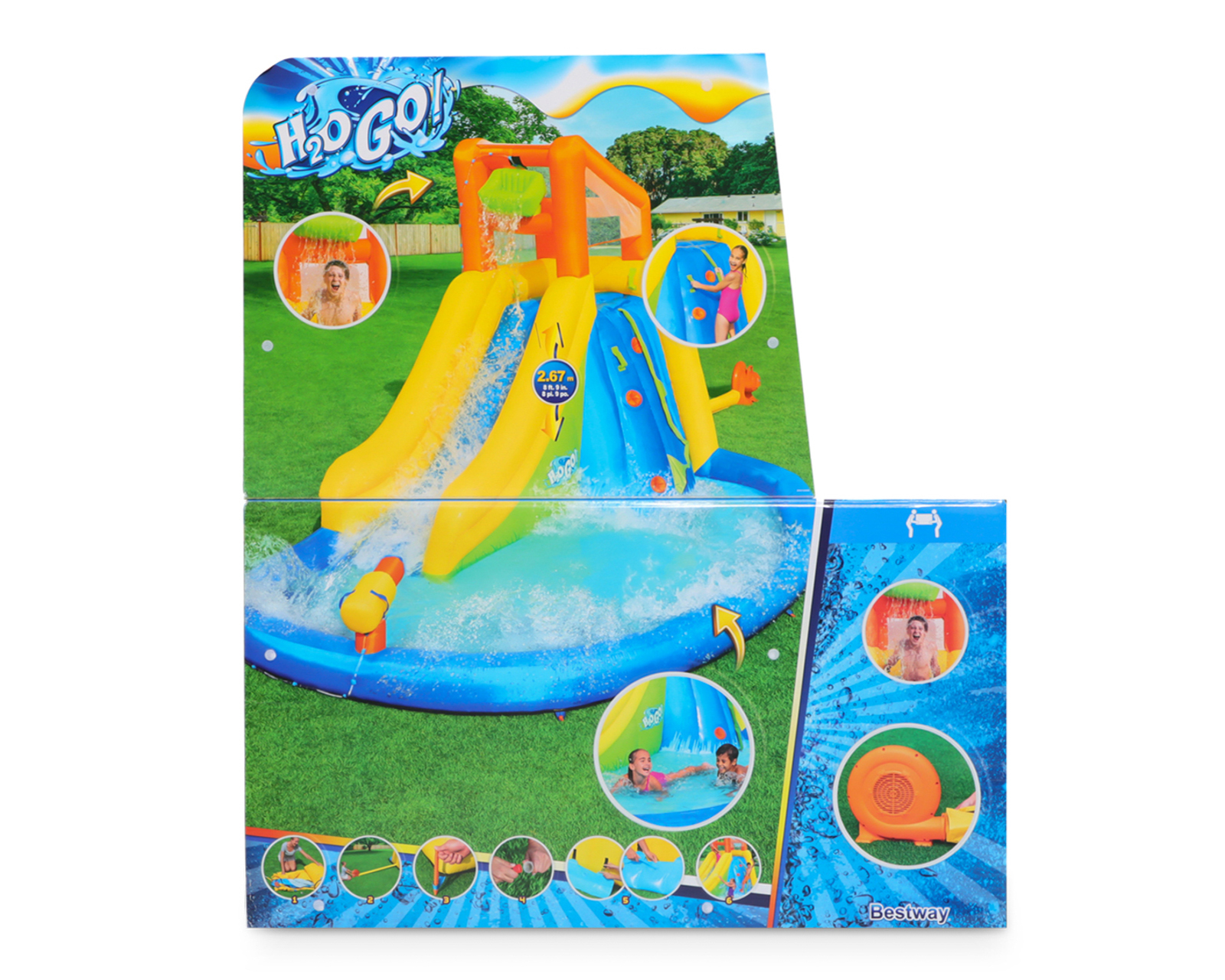 Foto 5 pulgar | Foto 4 | Alberca Infantil Resbaladilla Bestway 1086 L 435 x 286 x 267 cm
